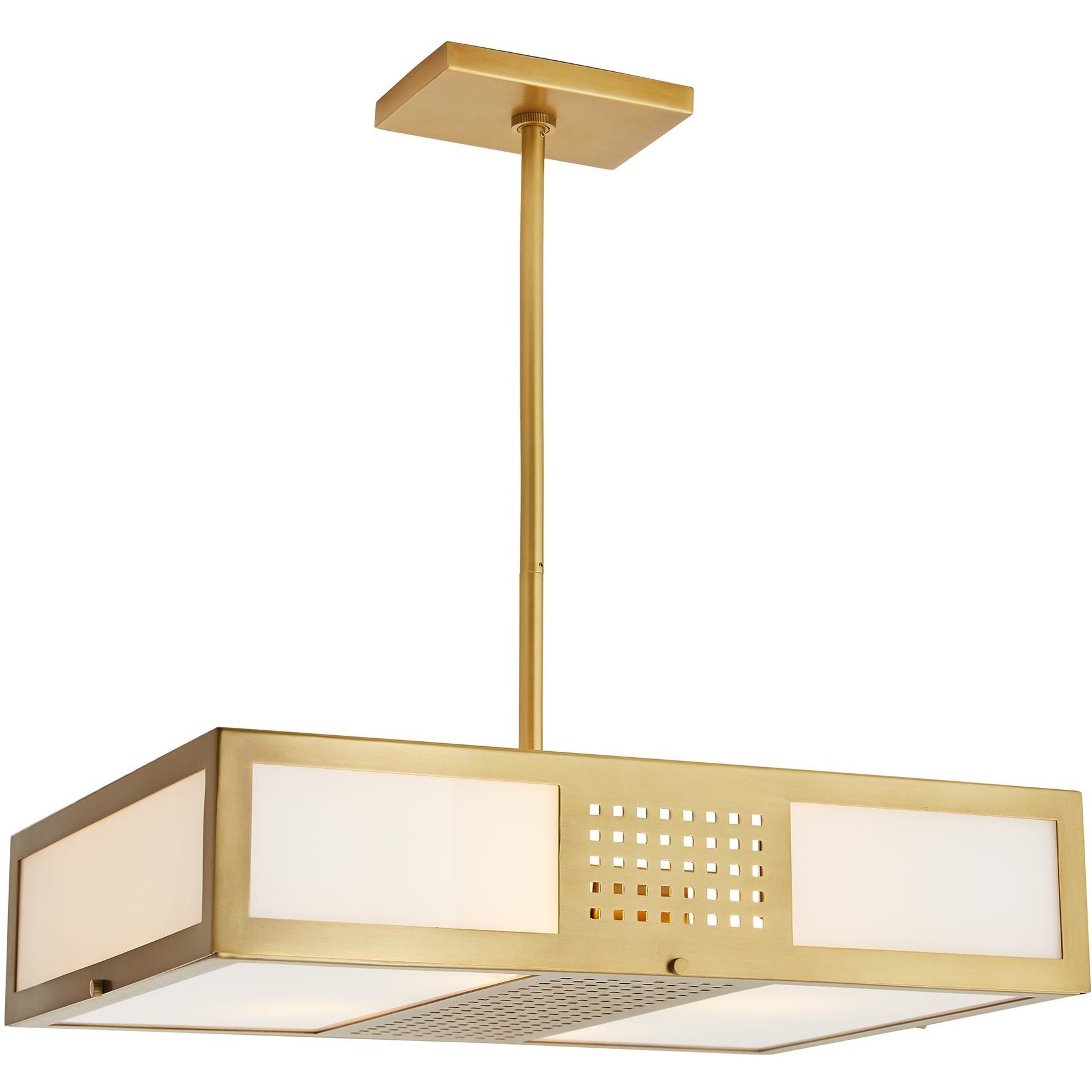 Bisger 4 Light 22 inch Antique Brass Pendant Ceiling Light