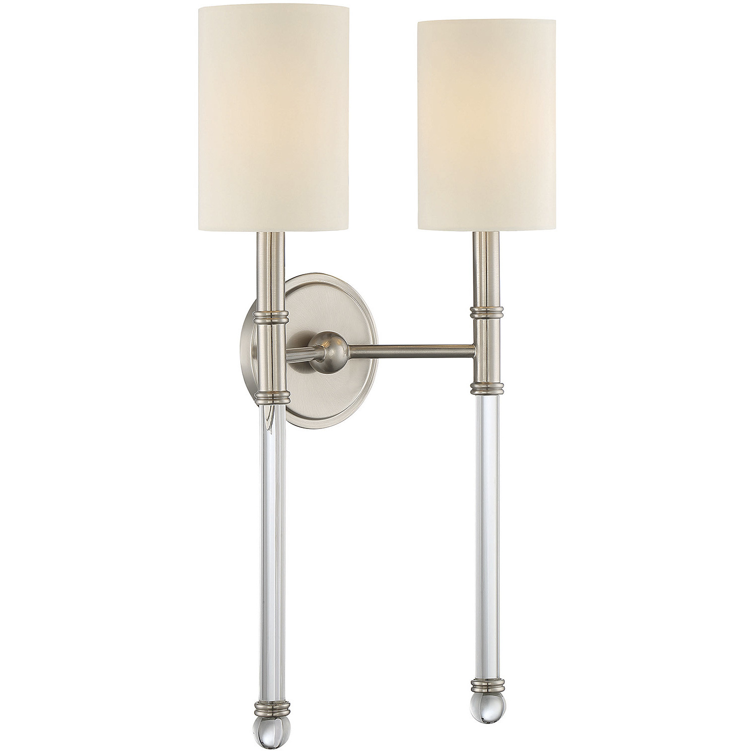 Fremont 2 Light 13 inch Satin Nickel Wall Sconce Wall Light, Essentials