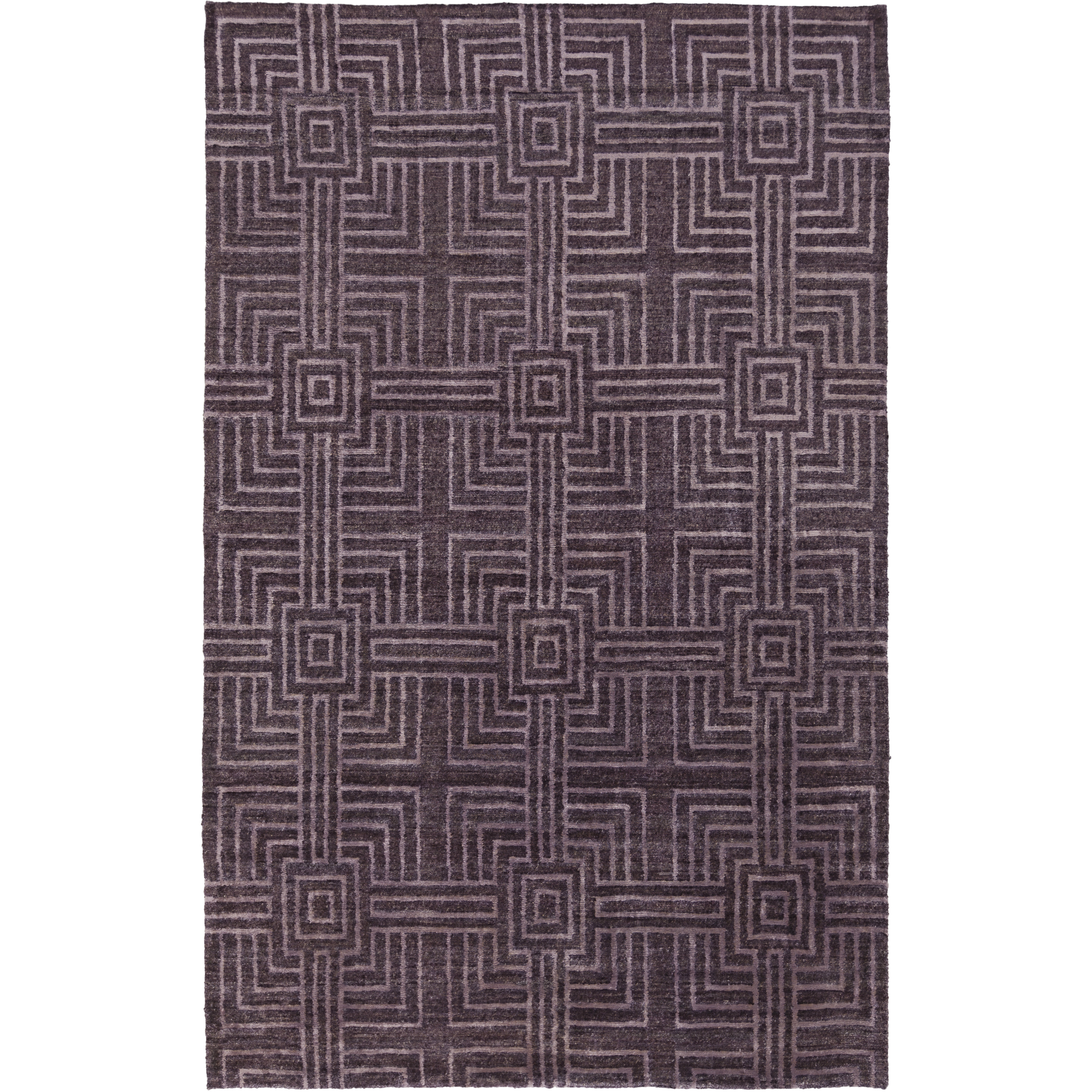 Vanderbilt 96 X 60 inch Eggplant, Mauve Rug