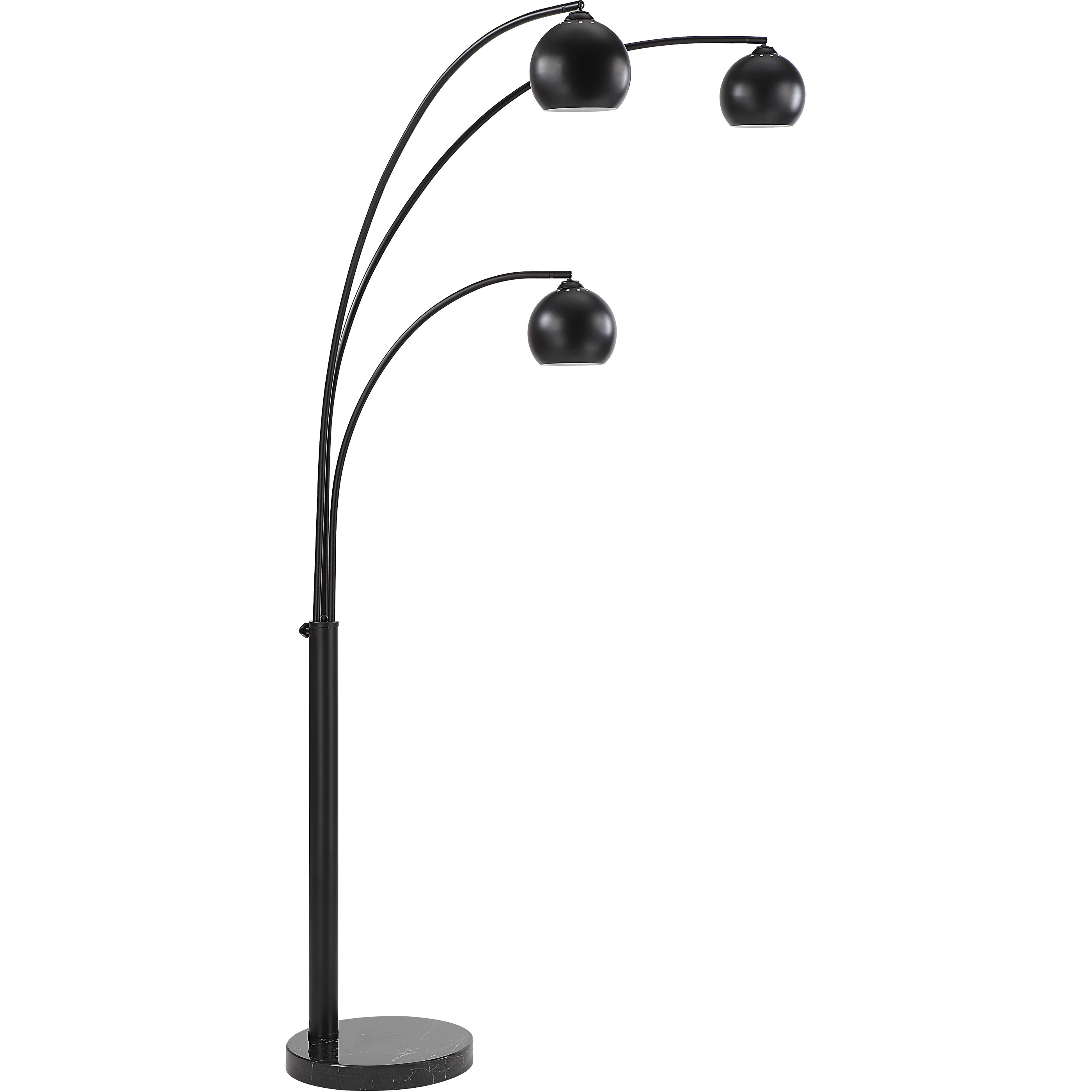 Folia 87 inch 40 watt Matte Black Floor Lamp Portable Light