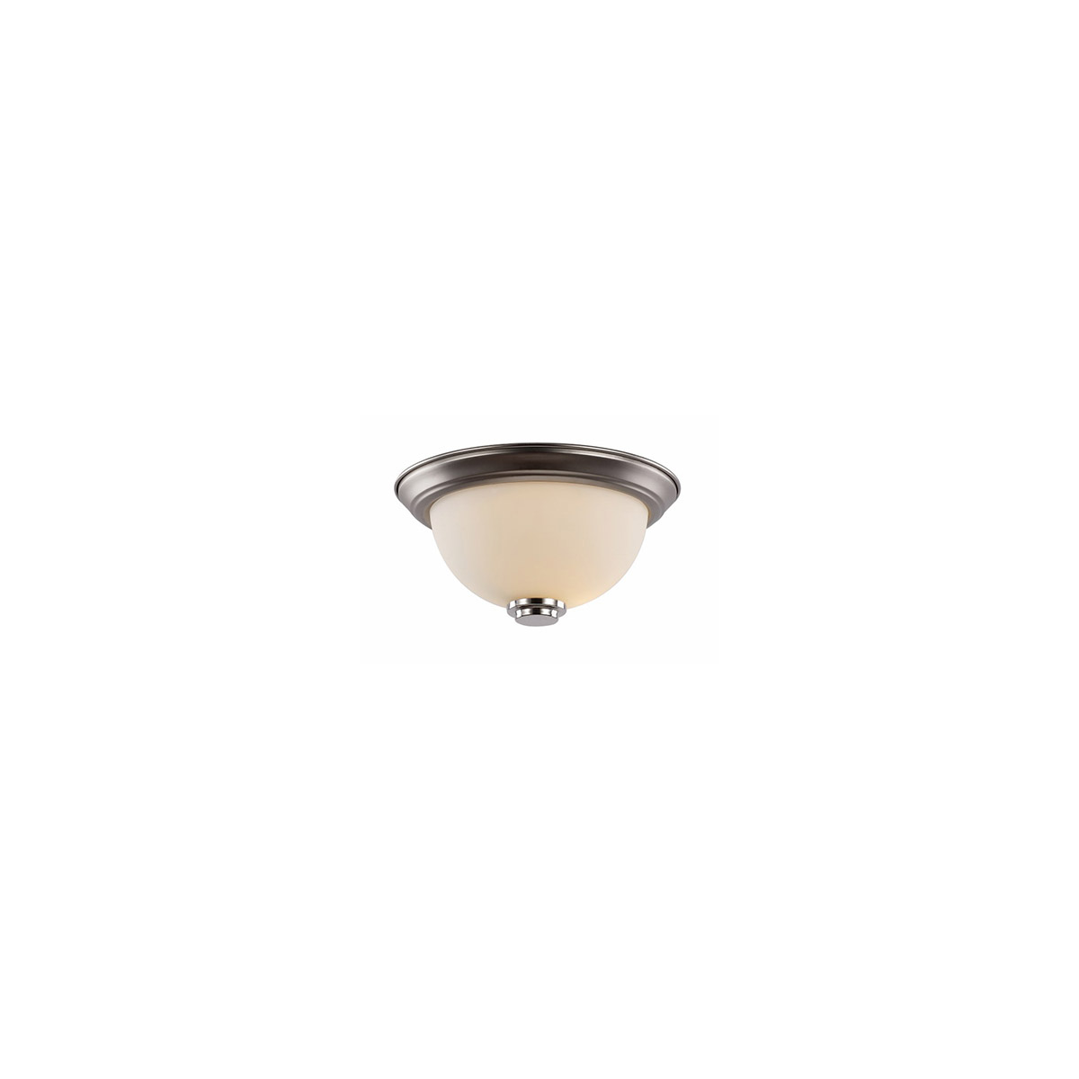 Mod Pod 1 Light 12 inch Brushed Nickel Flushmount Ceiling Light
