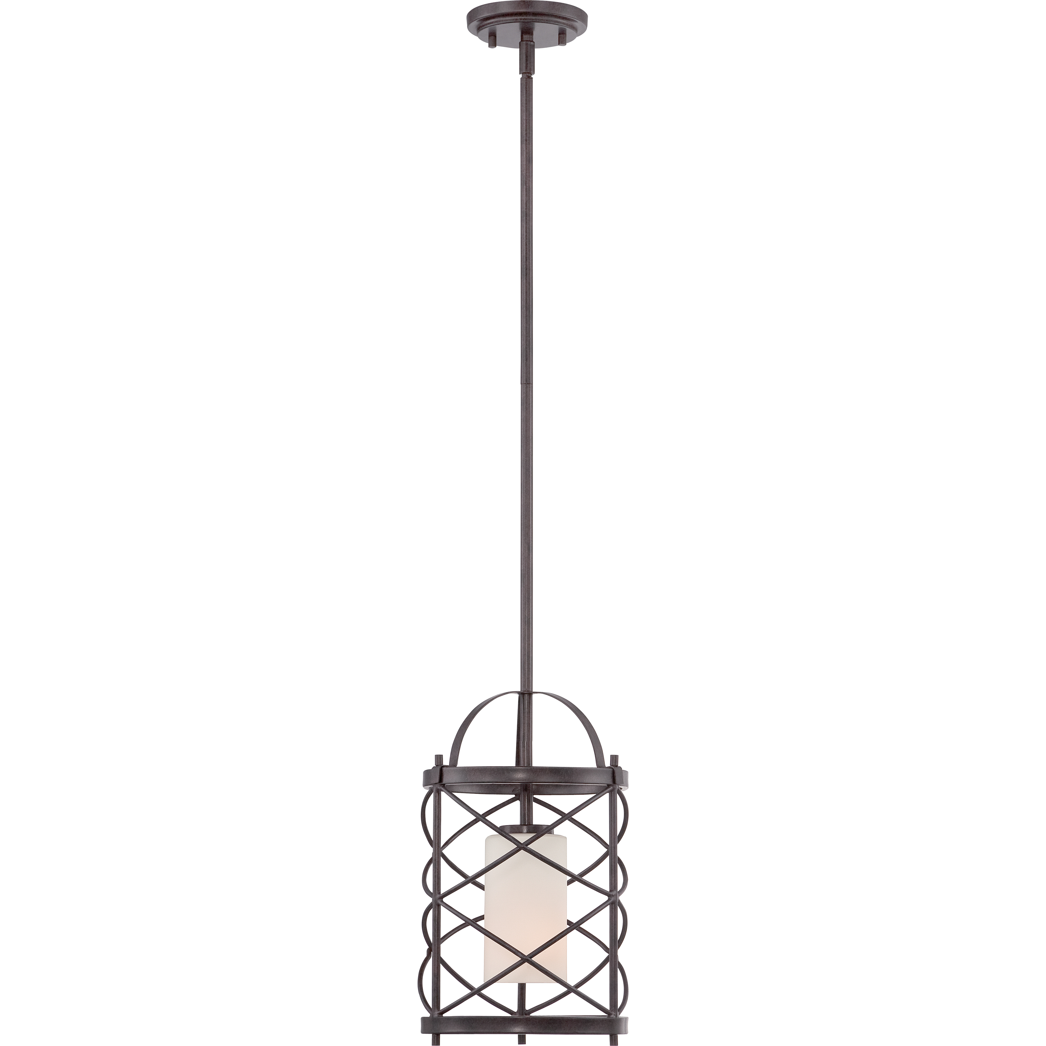 Ginger 1 Light 8 inch Old Bronze Mini Pendant Ceiling Light