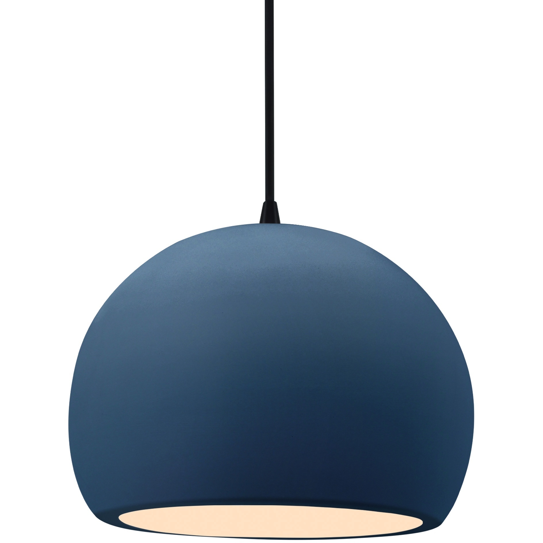 Radiance LED 10 inch Midnight Sky and Matte White and Matte Black Pendant Ceiling Light