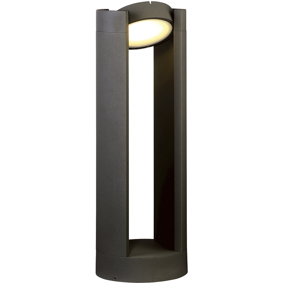 LED Bollard 120V 15 watt Graphite Grey Outdoor Bollard Light