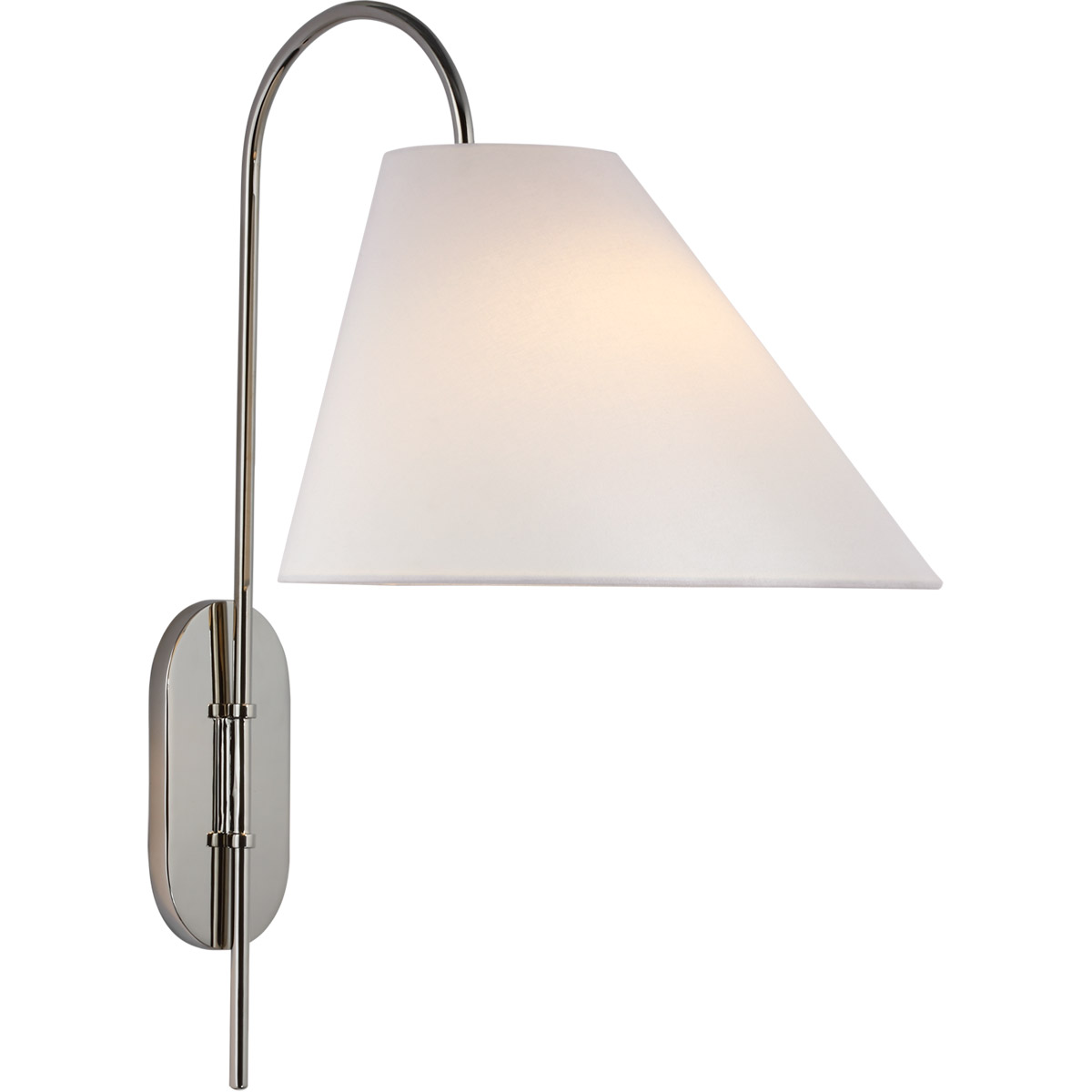 Visual Comfort Signature Collection kate spade new york Kinsley LED 15.75 inch Polished Nickel Articulating Wall Light, Large KS2220PN-L - Open Box