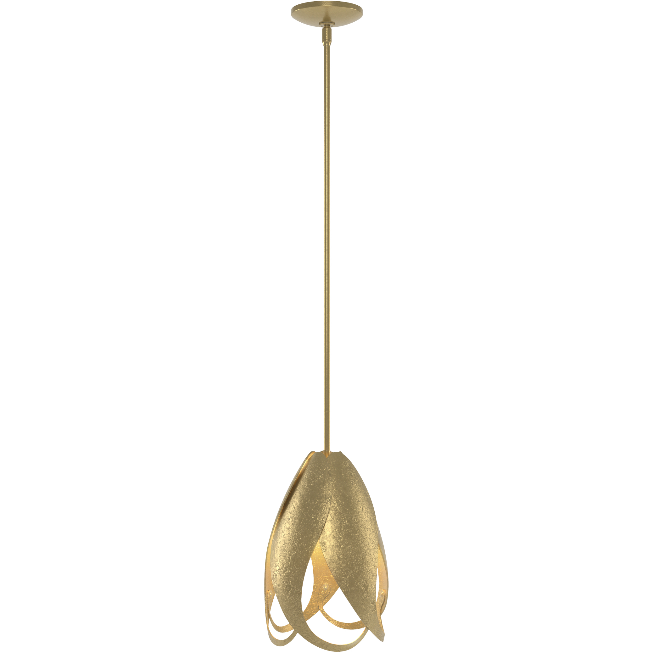 Pental 1 Light 8.3 inch Modern Brass Mini Pendant Ceiling Light