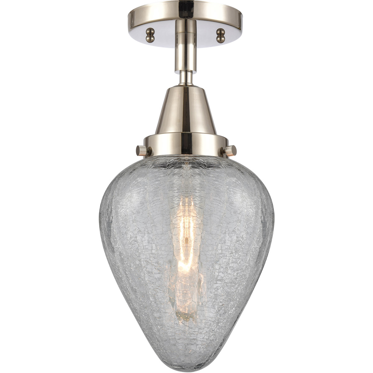 Franklin Restoration Geneseo 1 Light 7 inch Polished Nickel Flush Mount Ceiling Light