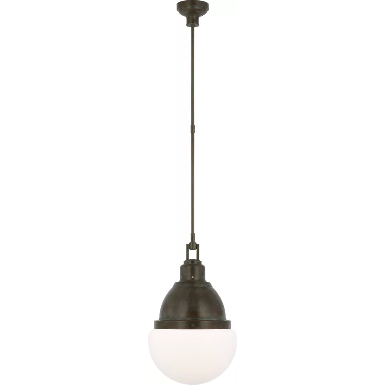 Amber Lewis Bernard LED 13.75 inch Bronze Pendant Ceiling Light