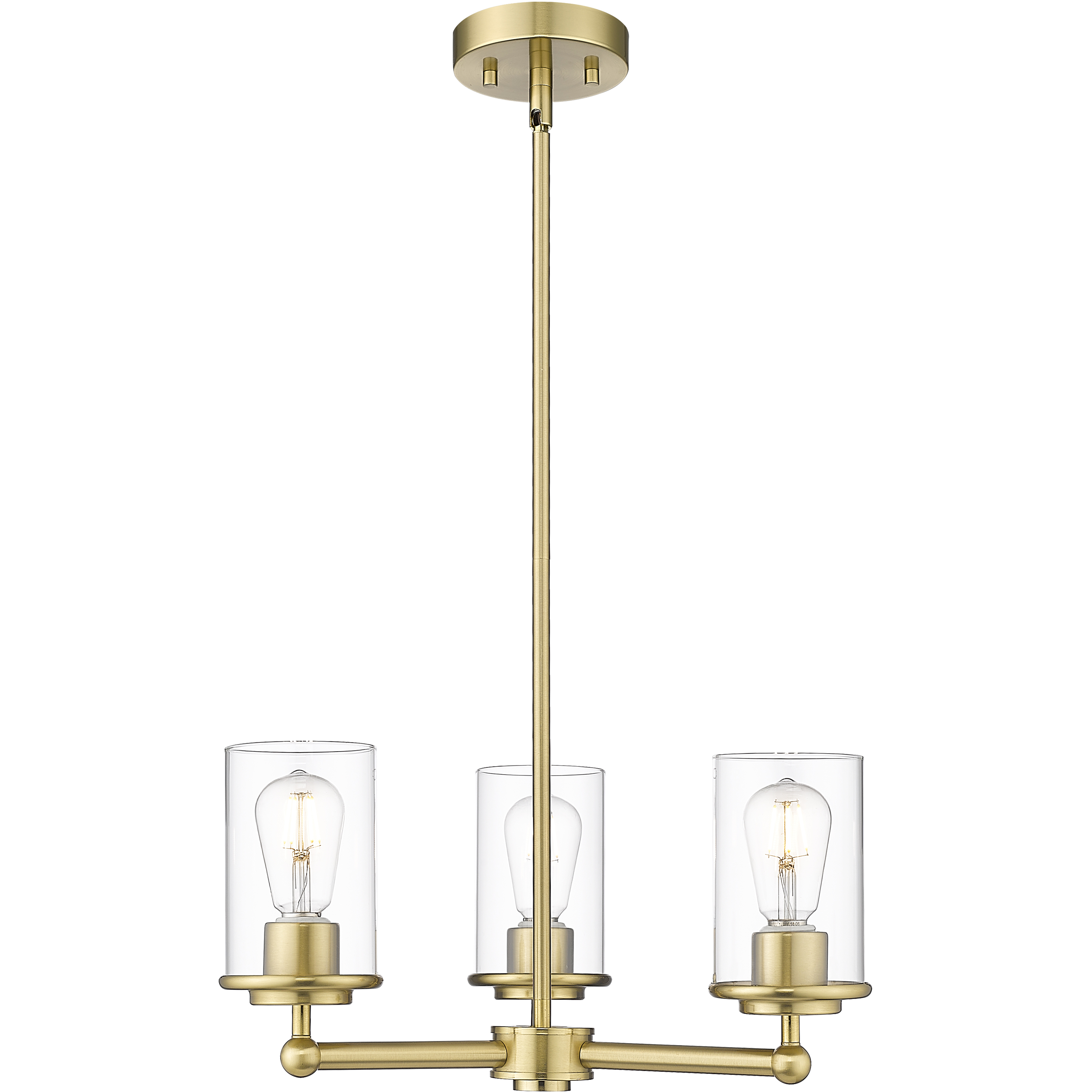 Thayer 3 Light 19 inch Luxe Gold Chandelier Ceiling Light