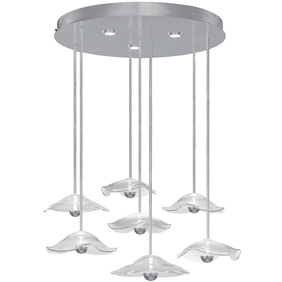 Embark 10 Light 43 inch Silver Pendant Ceiling Light