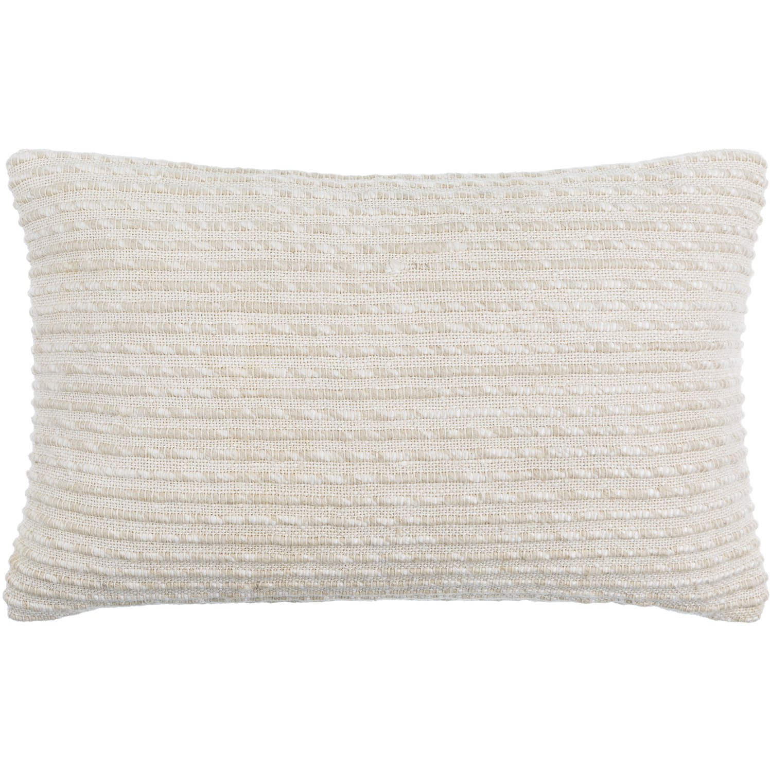 Raleigh 22 X 14 inch Ivory/White Lumbar Pillow in 14 x 22