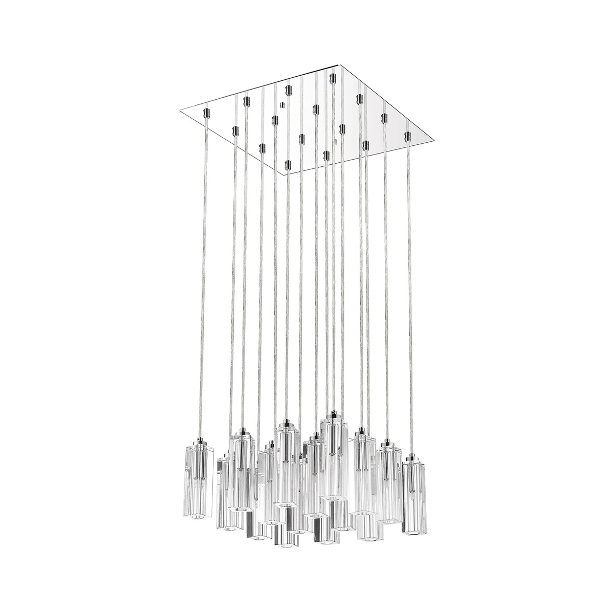 Icarus 16 Light 16.75 inch Polished Chrome Chandelier Ceiling Light