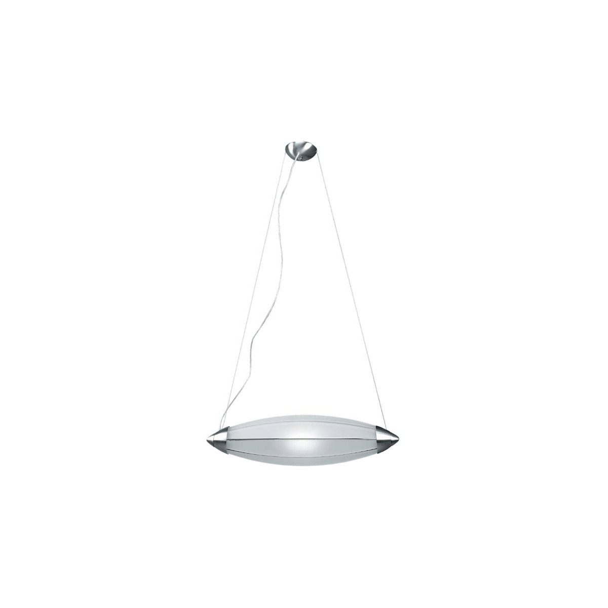 Franco-Link 1 Light 23.5 inch Polished Steel Pendant Ceiling Light