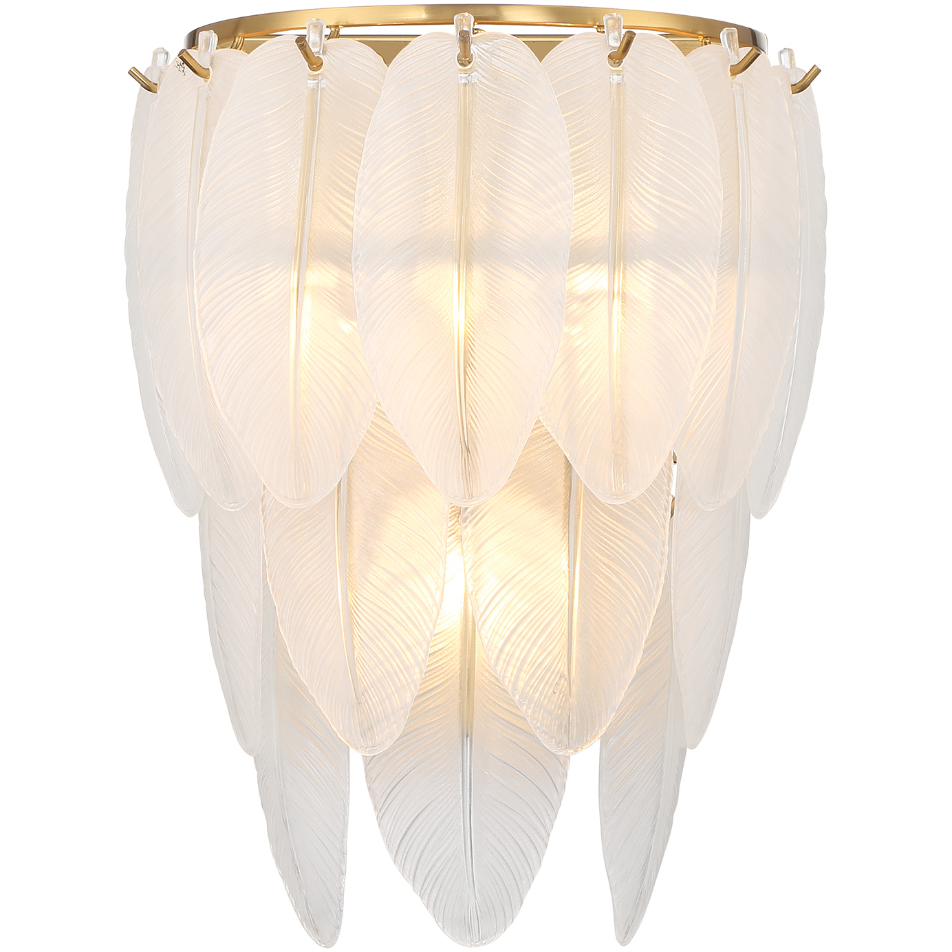Boa 3 Light 10.5 inch Warm Brass Wall Sconce Wall Light