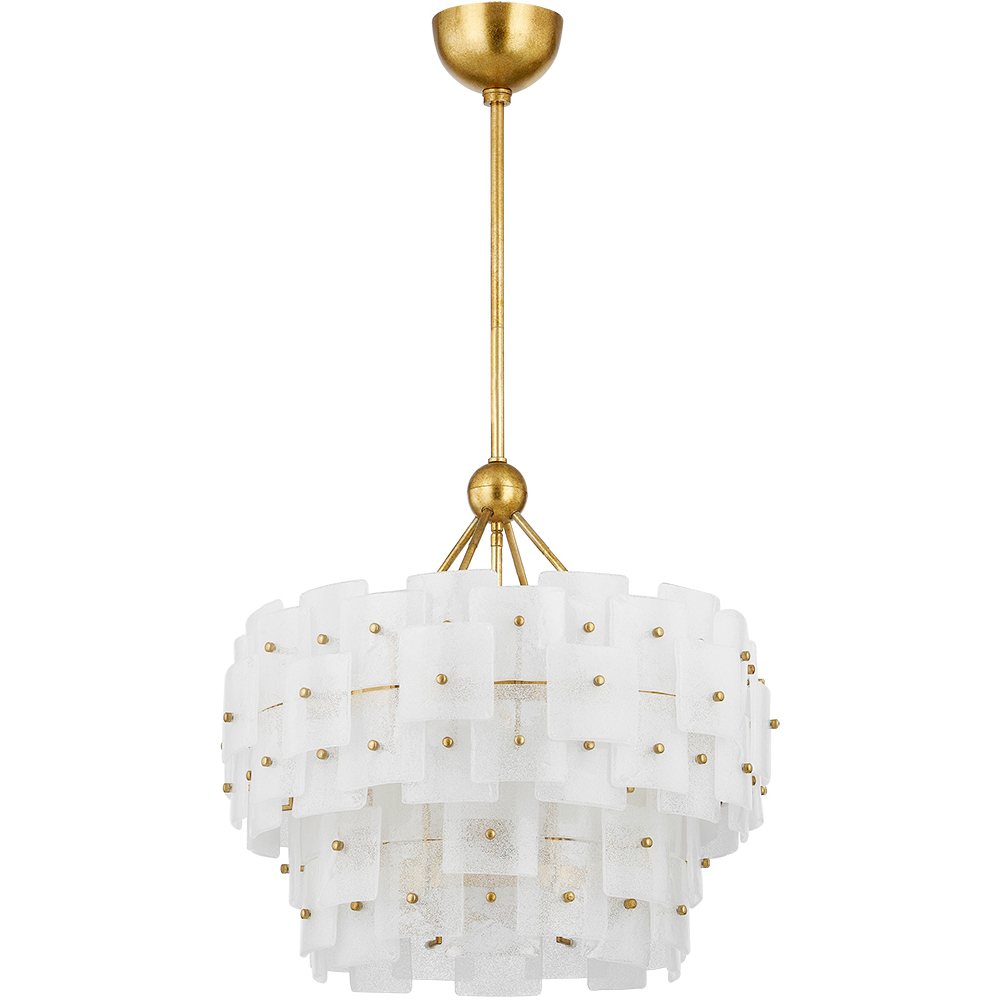 Jacik 6 Light 24 inch Vintage Gold Leaf Chandelier Ceiling Light