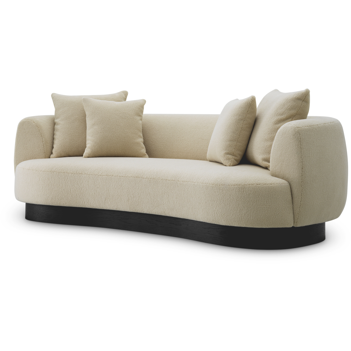 Elliston Withmore Cream and Black Base Sofa