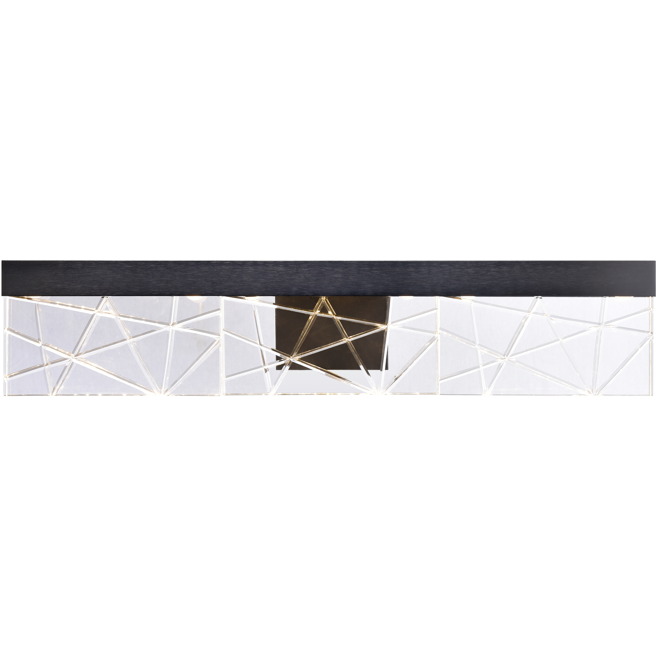 Lucus 1 Light 26 inch Satin Brushed Black Vanity Light Wall Light
