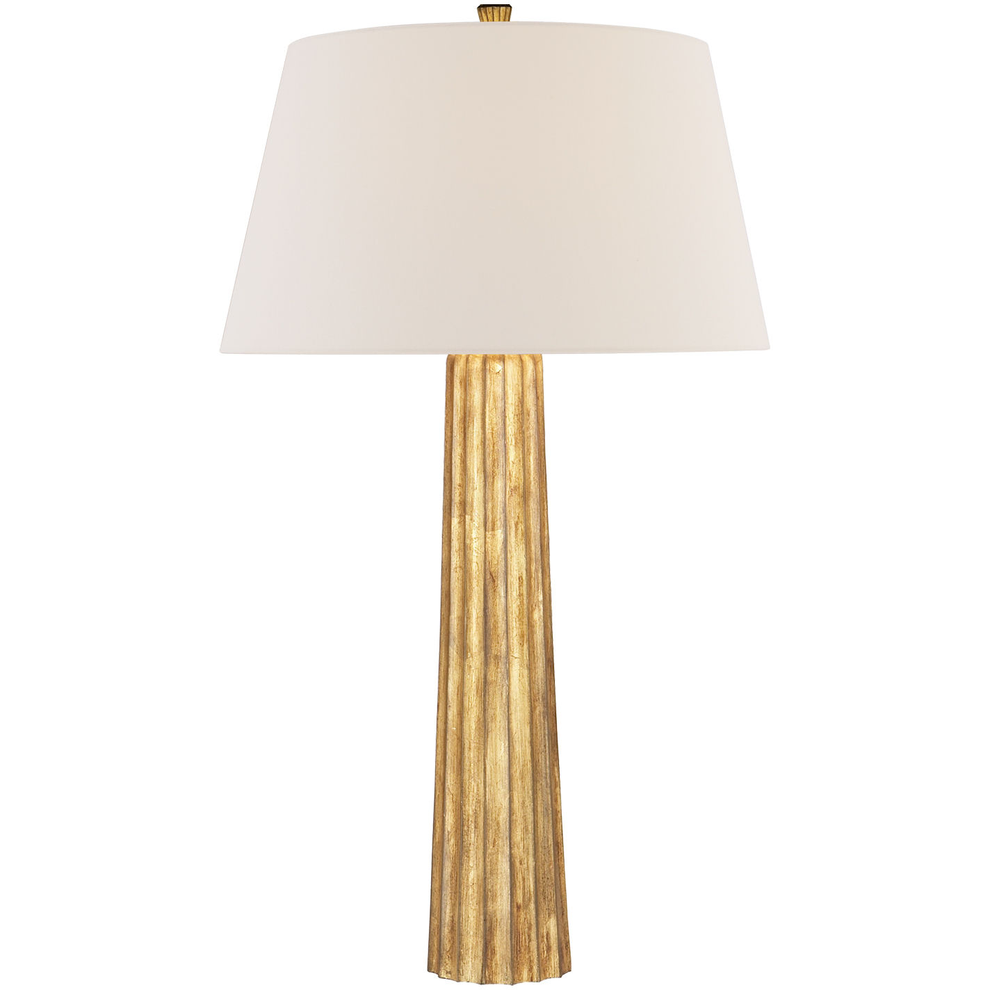 Chapman & Myers Fluted Spire 32.25 inch 5 watt Gilded Iron Cordless Table Lamp Portable Light, Large