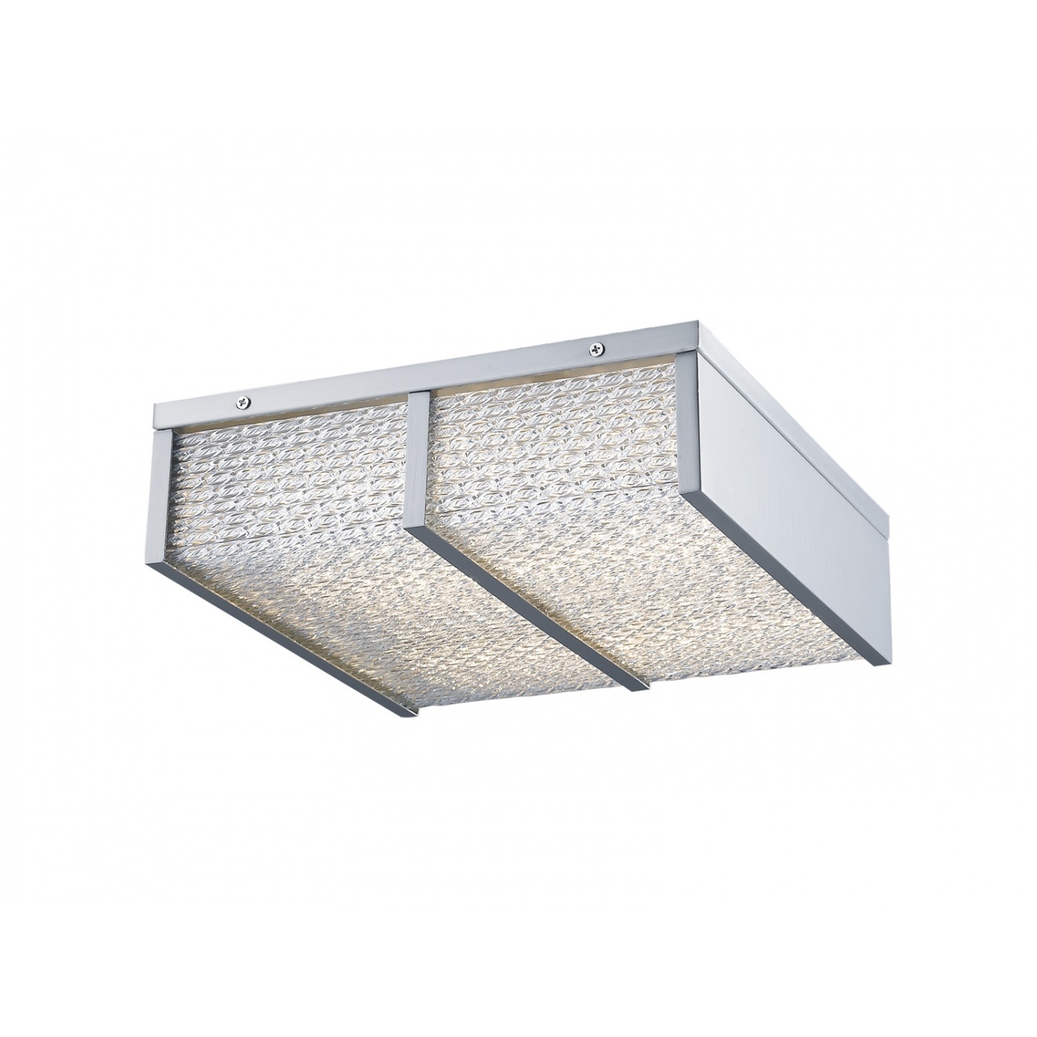 Cermack St. LED 17 inch Polished Chrome Flush Mount Ceiling Light