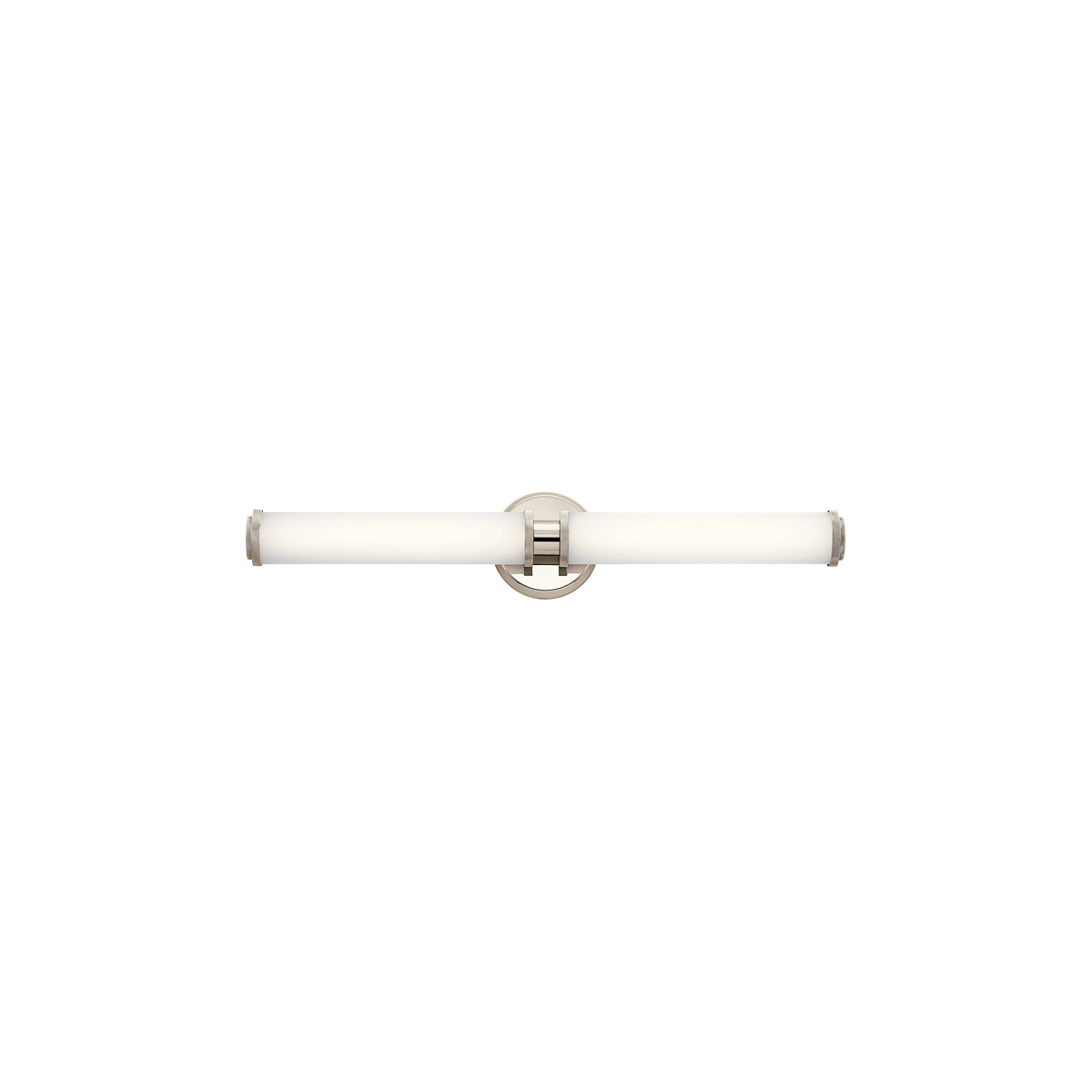 Kichler Winslow 12.75-in 2-Light Brushed Nickel Transitional Vanity Light  45885NI at Lowes.com, image size:1200x1200