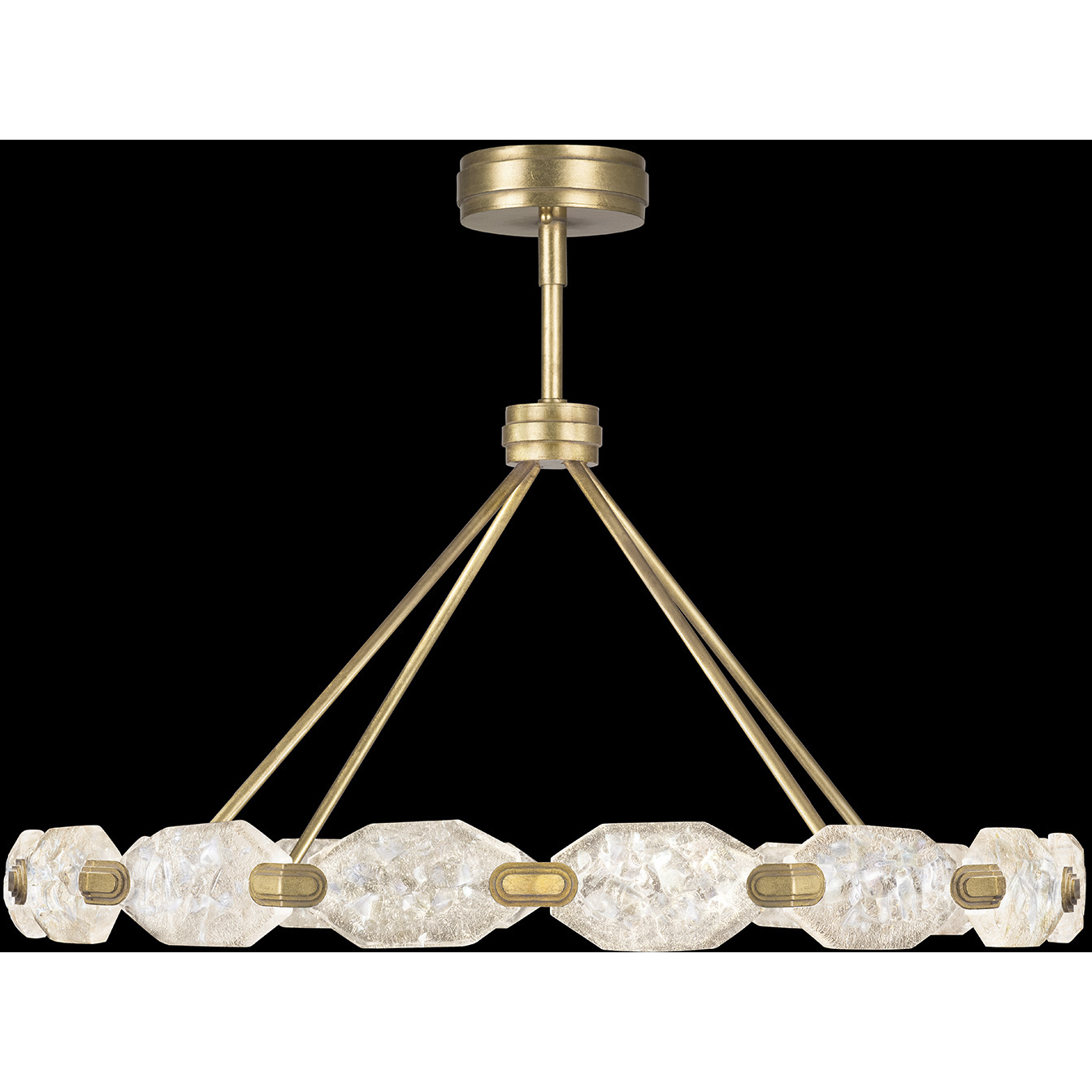 Allison Paladino LED 48.5 inch Gold Pendant Ceiling Light