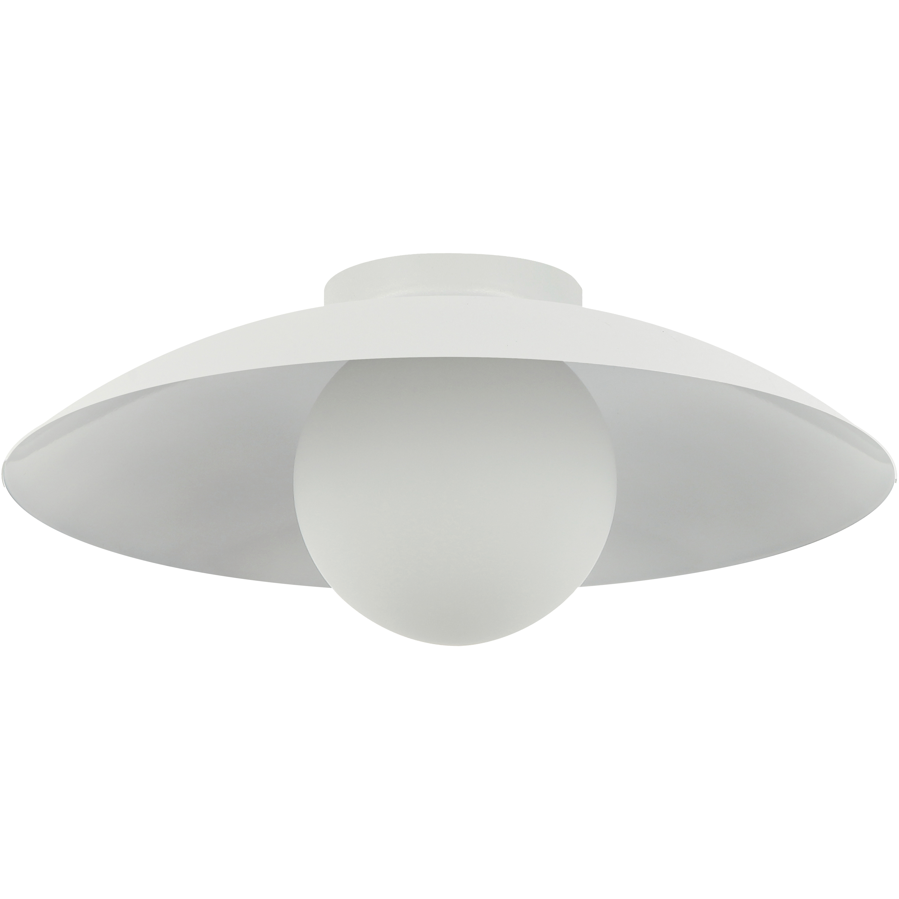 Olivia 1 Light 15.75 inch Matte White Flush Mount Ceiling Light