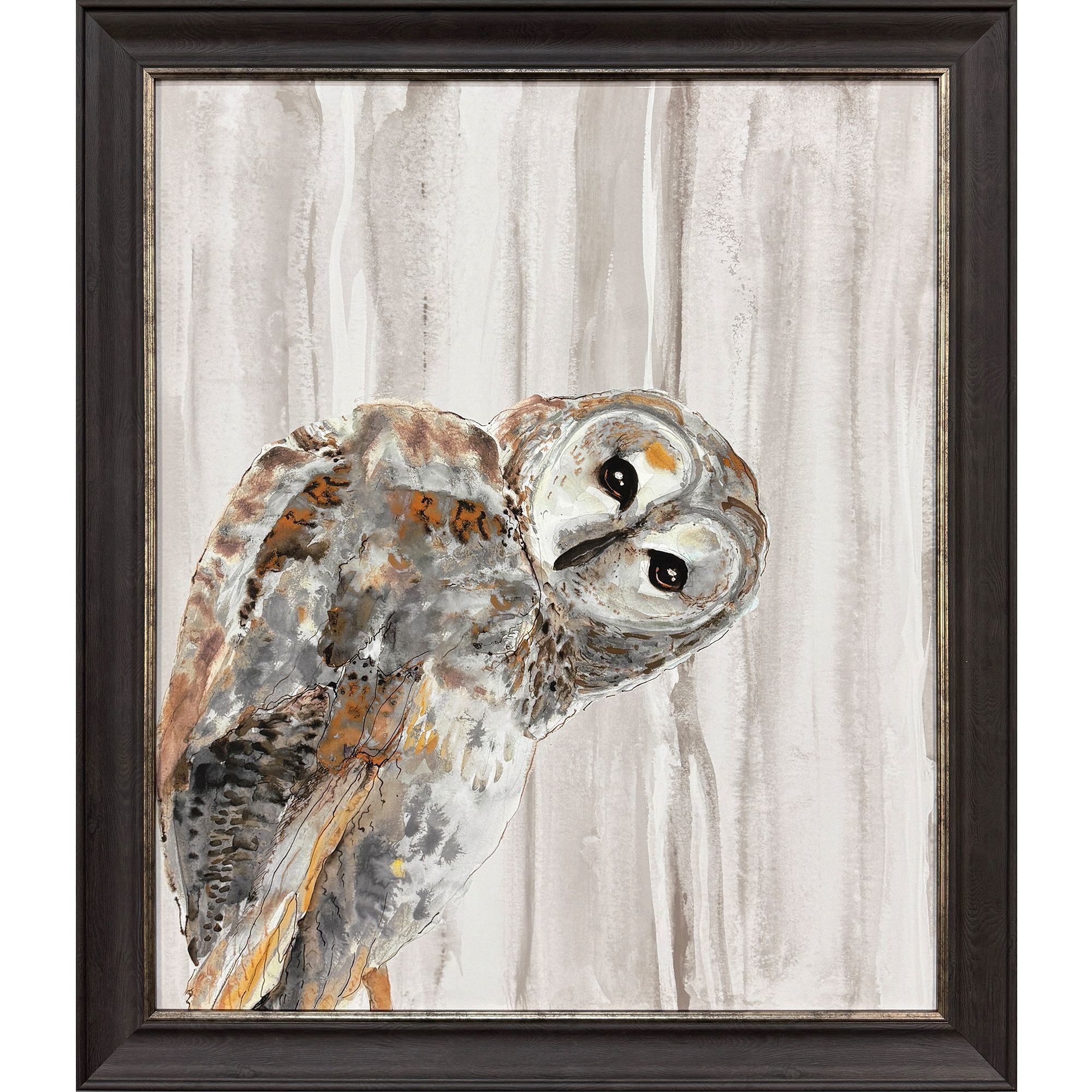 Paragon Gray and Brown and Multi and Neutral Framed Art