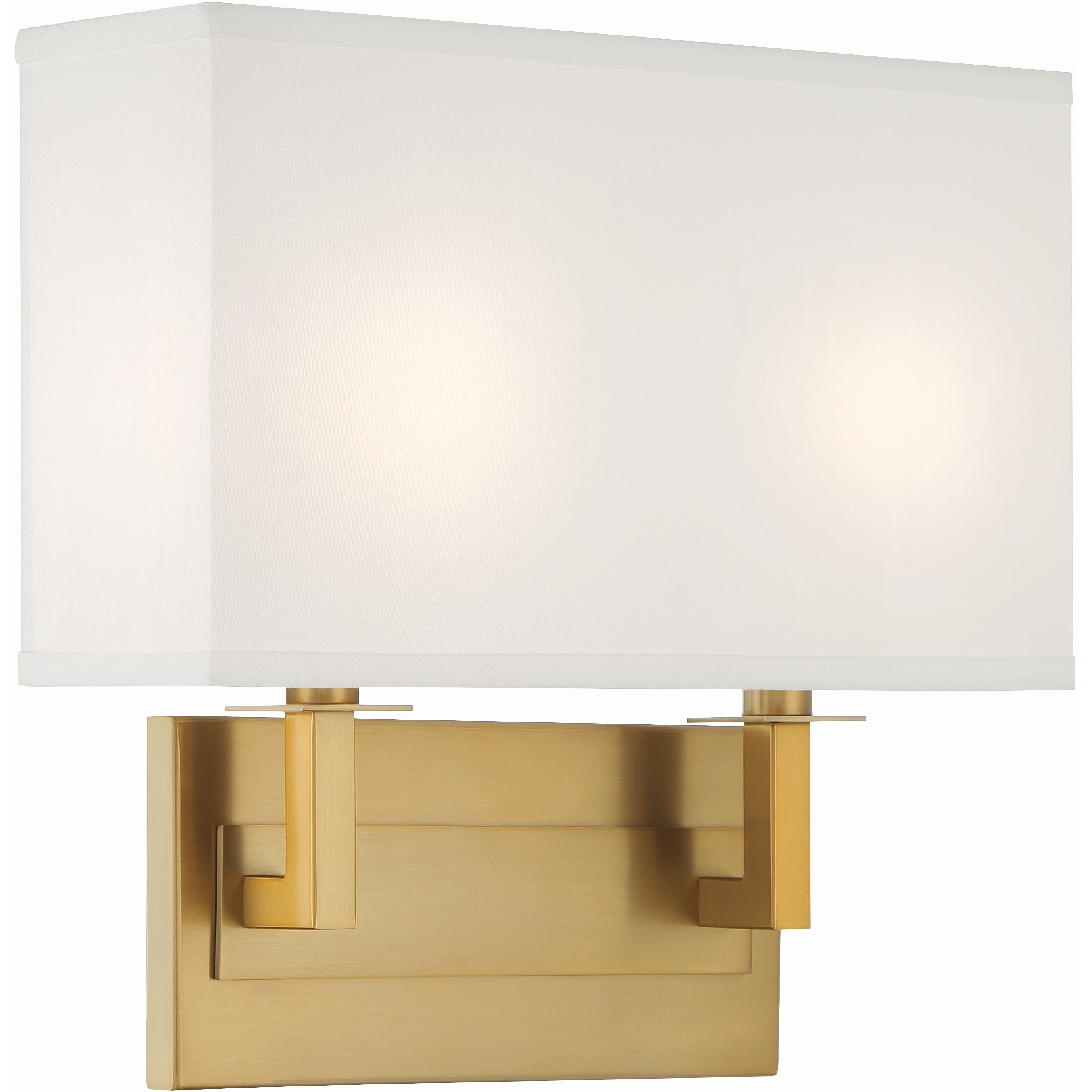 Durham Bath Wall Light in Vibrant Gold
