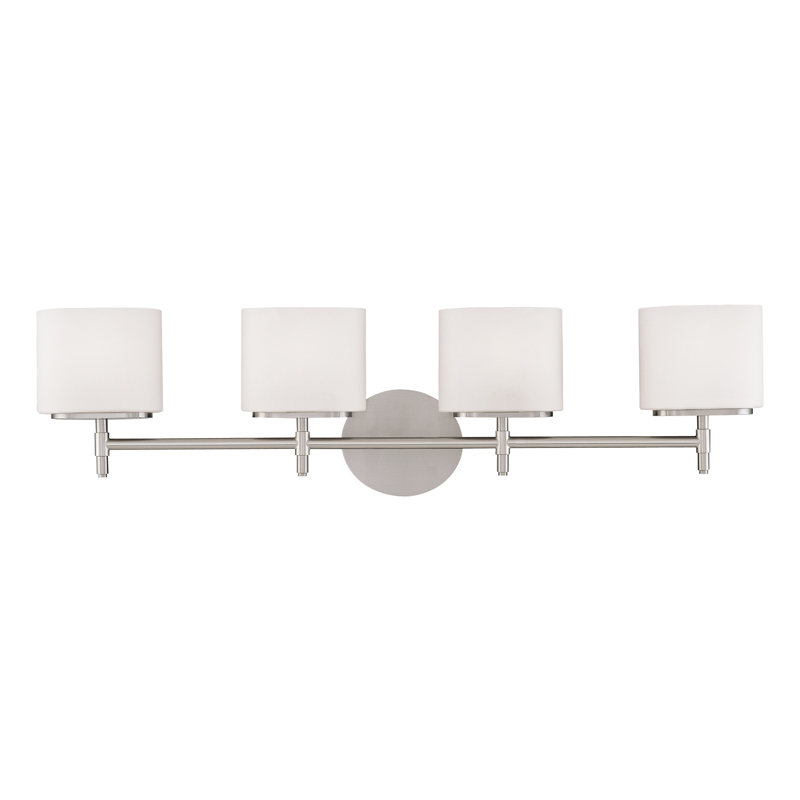 Trinity 4 Light 30.75 inch Satin Nickel Bath and Vanity Wall Light