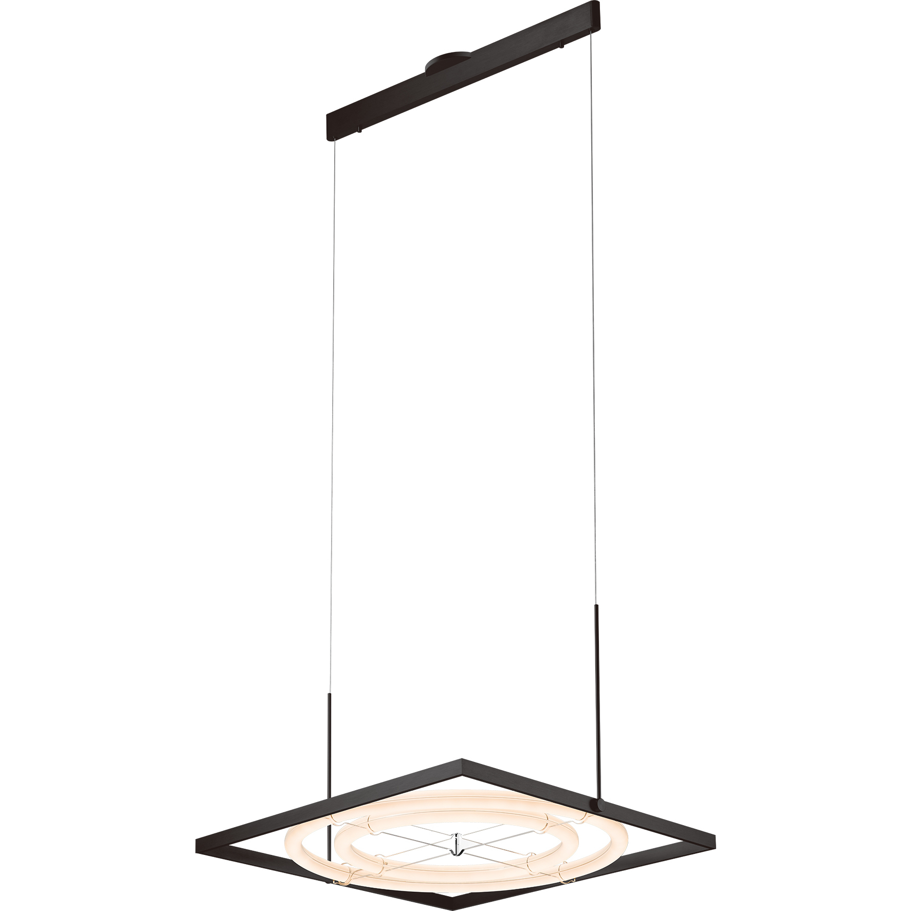Formula 2 Light 30 inch Satin Dark Gray Pendant Ceiling Light