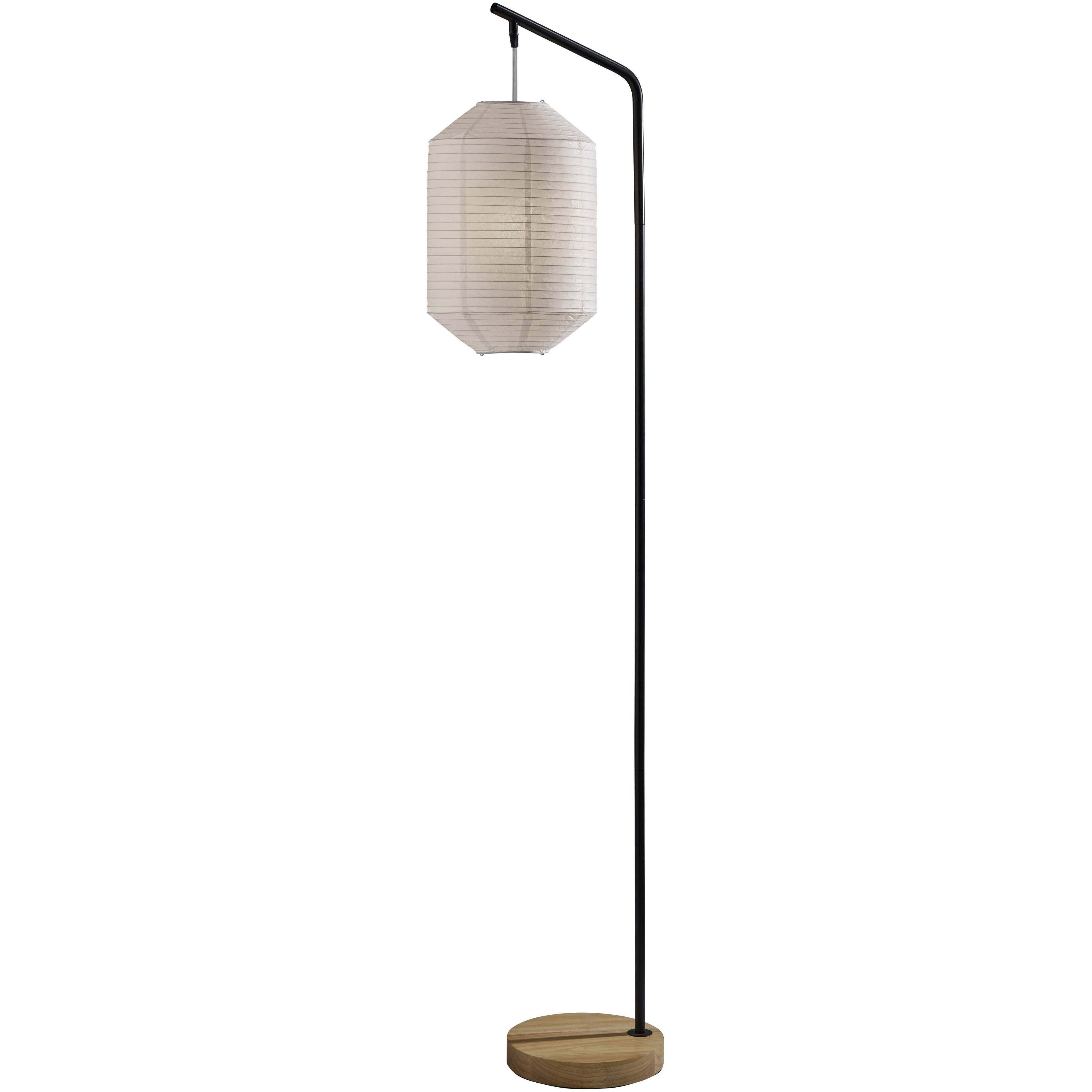Keanu 64.5 inch 100 watt Black Floor Lamp Portable Light