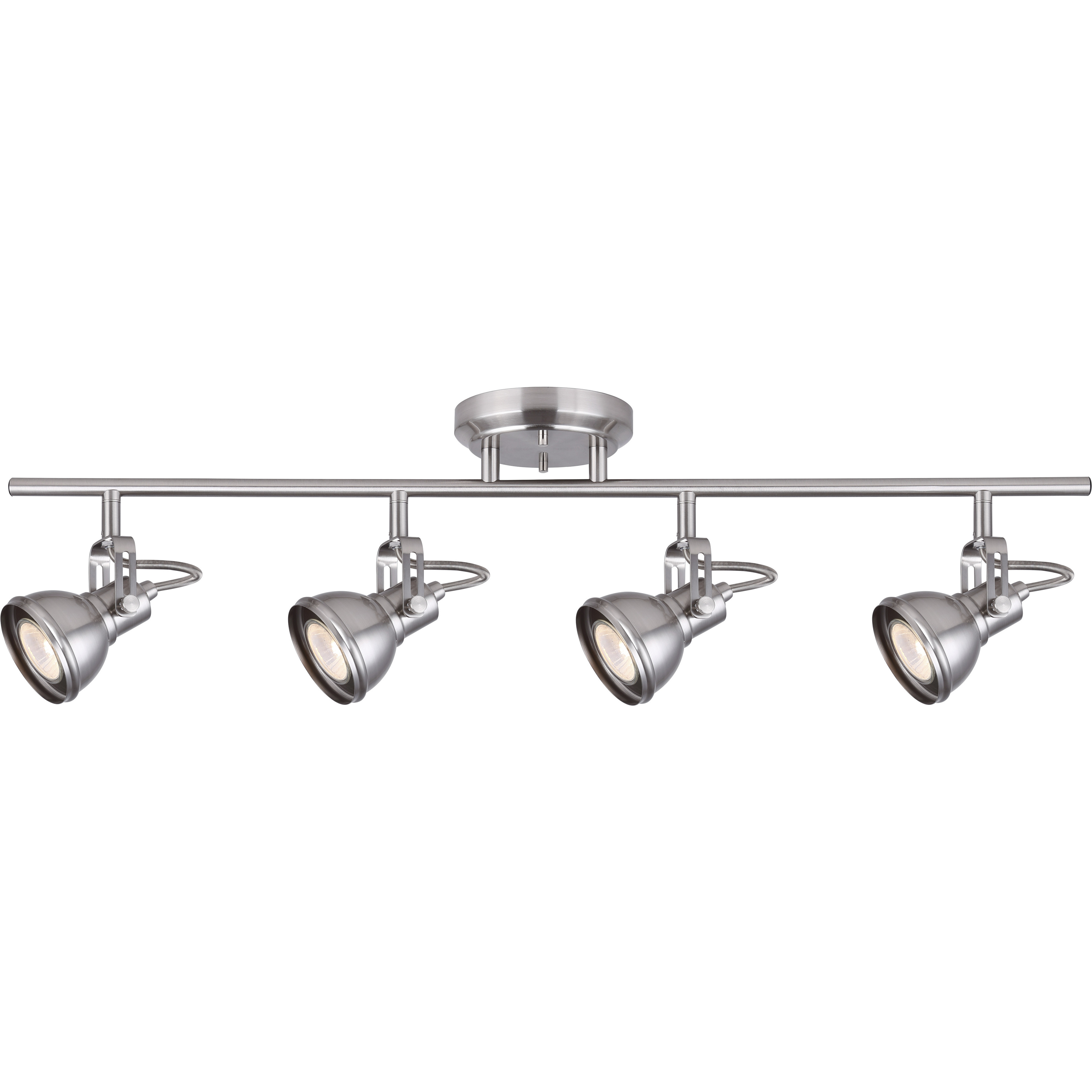 Madison 4 Light Brushed Nickel Track Ceiling Light