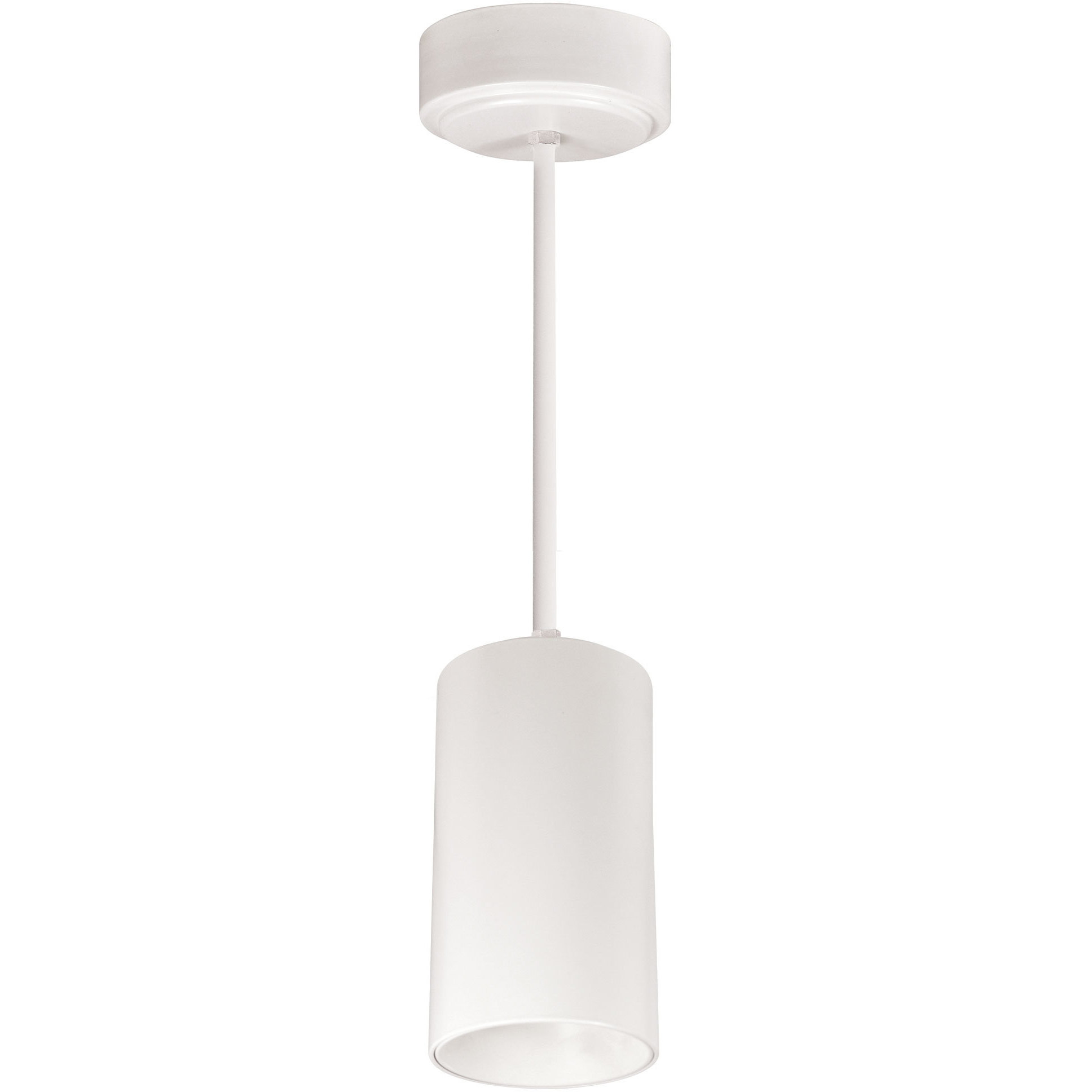 iLENE White Stem Mount Mini Cylinder Ceiling Light