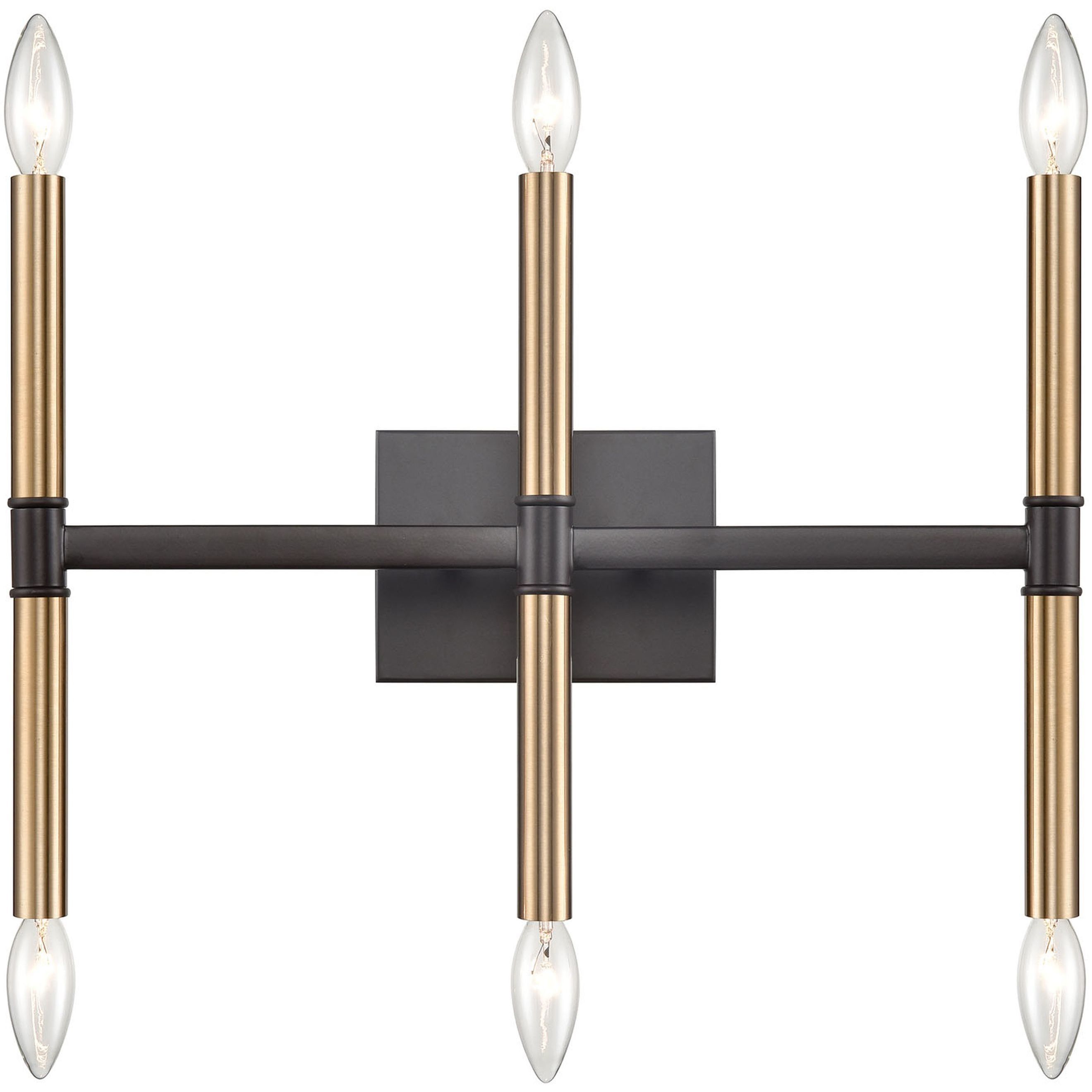 Bronze and gold vanity light best sale