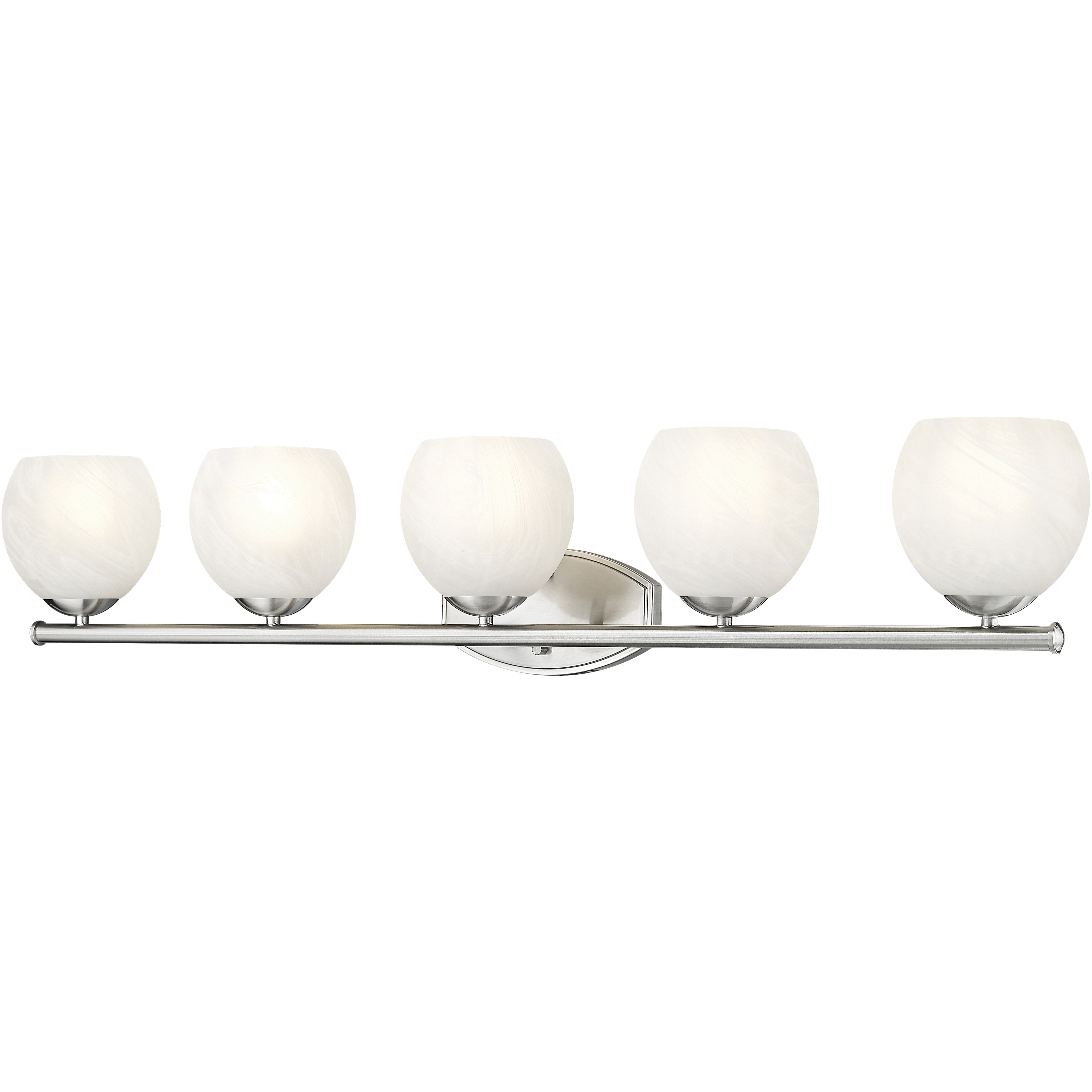 Colette Vanity Wall Light in Brushed Nickel
