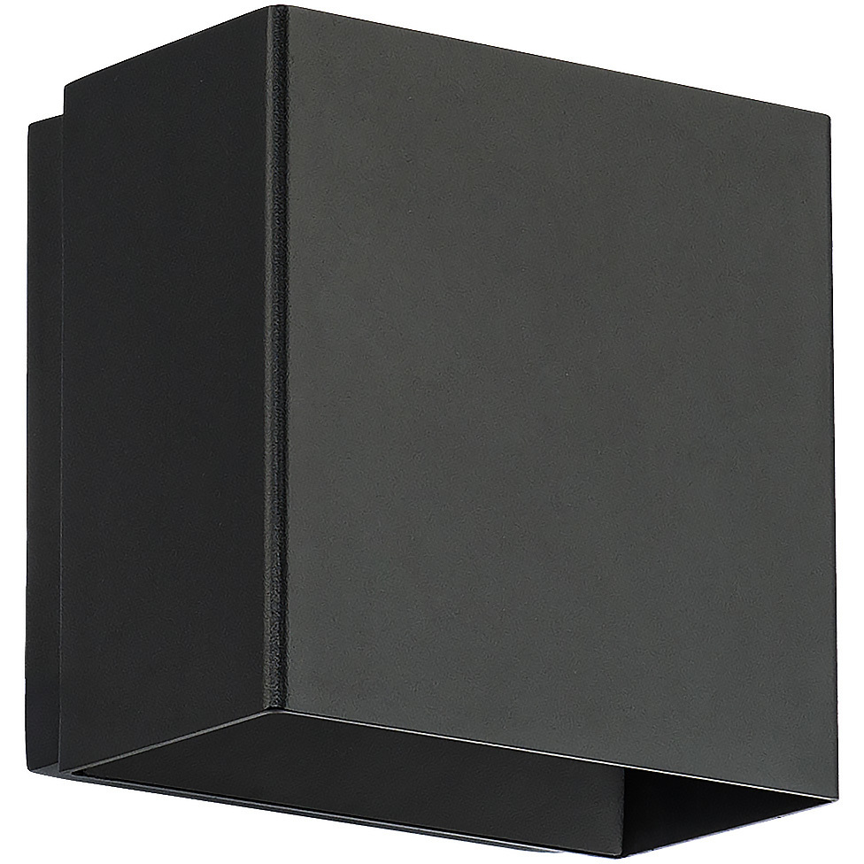 Boxi Wall Sconce Wall Light in 3500K, Black, dweLED