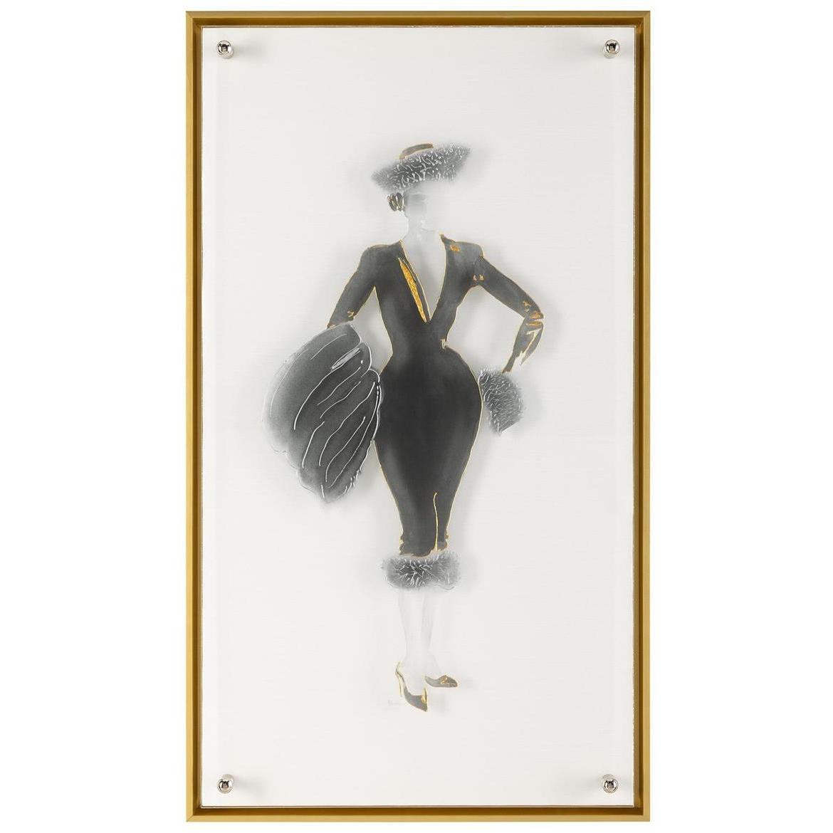 Deborah Pearce's Couture Noir 37.62 X 21.62 inch Giclee in V