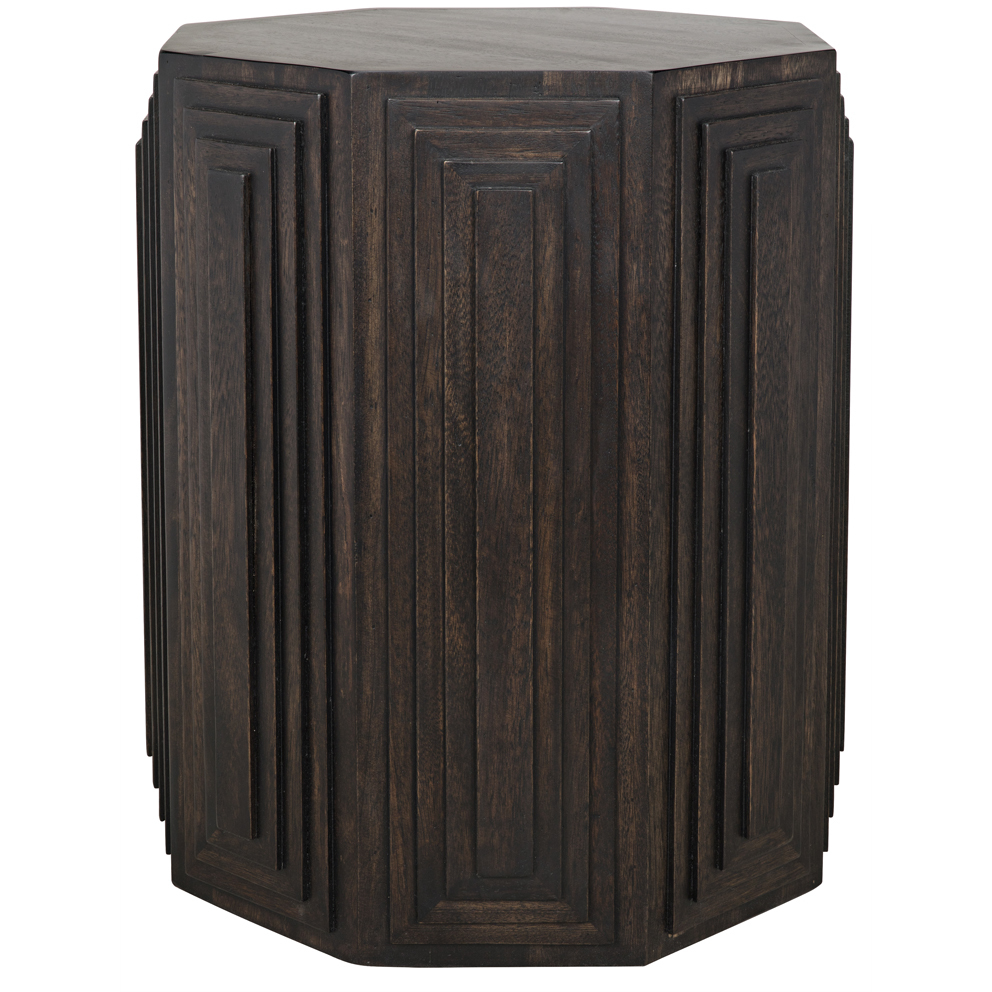 Moore 26 X 22 inch Ebony Walnut Side Table