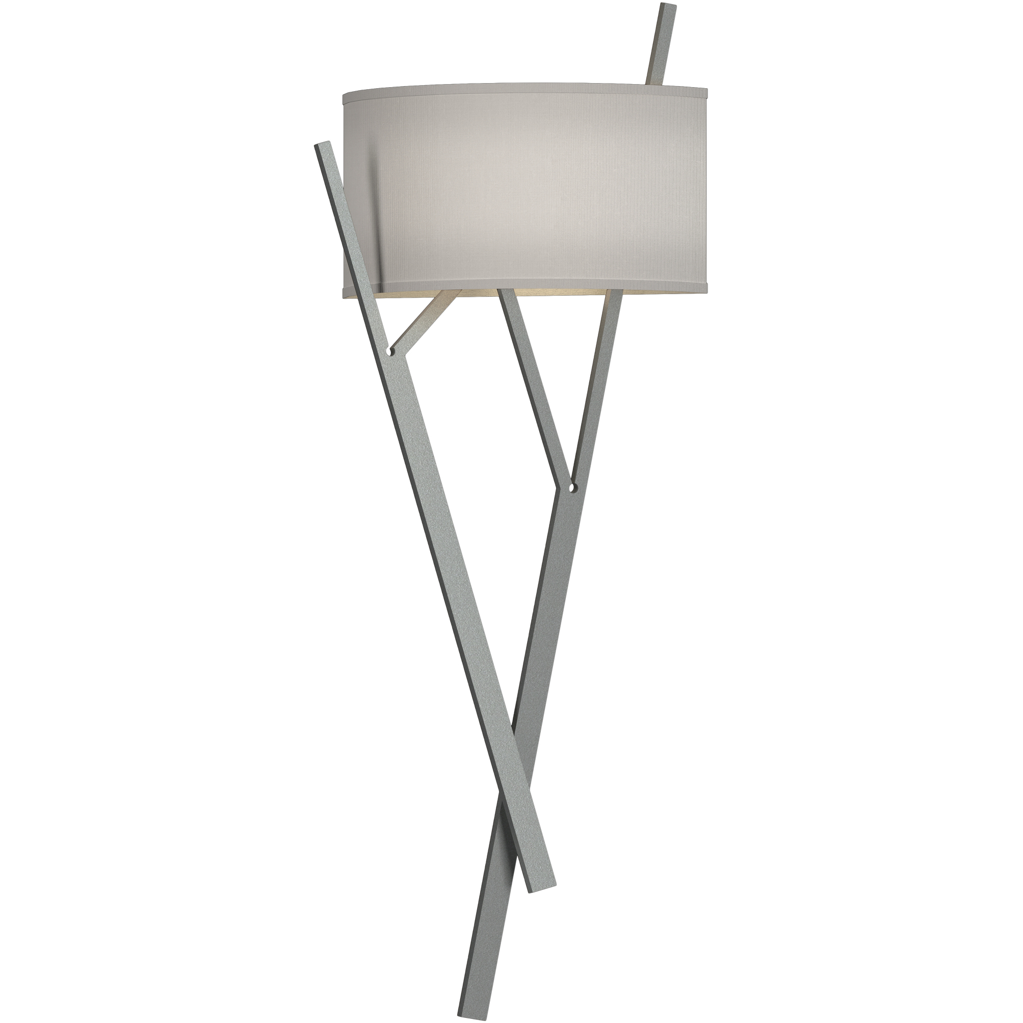 Arbo 2 Light 10 inch Vintage Platinum ADA Sconce Wall Light in Natural Anna