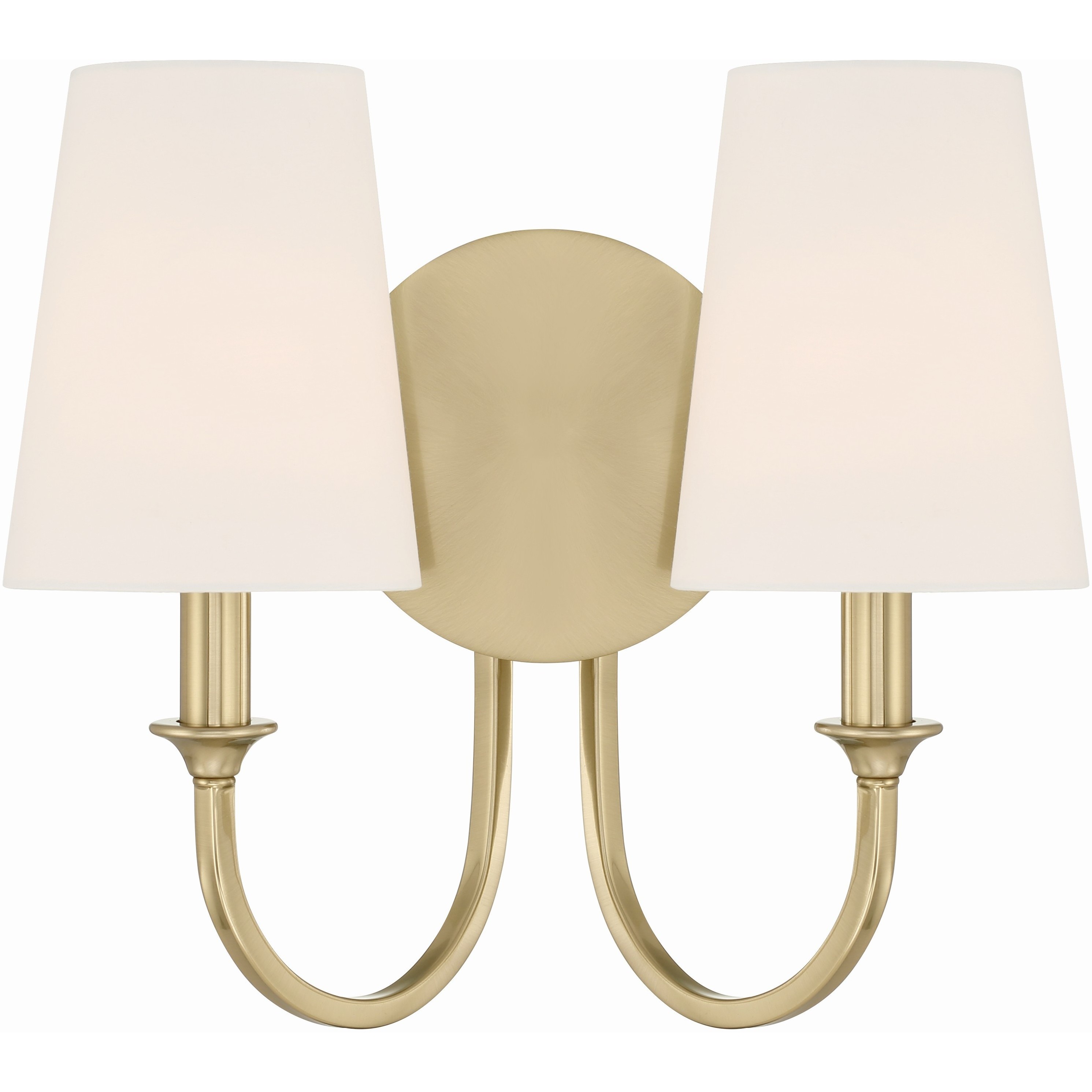Payton Bath Wall Light in Vibrant Gold