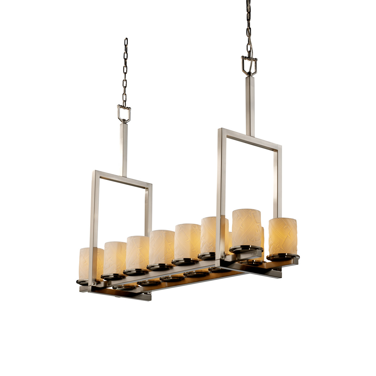Limoges 14 Light 42 inch Matte Black Chandelier Ceiling Light in Sawtooth, 9800 Lm LED