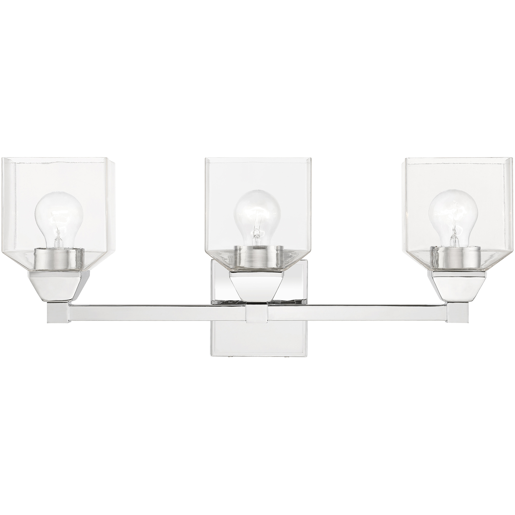 Aragon 3 Light 23 inch Polished Chrome Vanity Sconce Wall Light