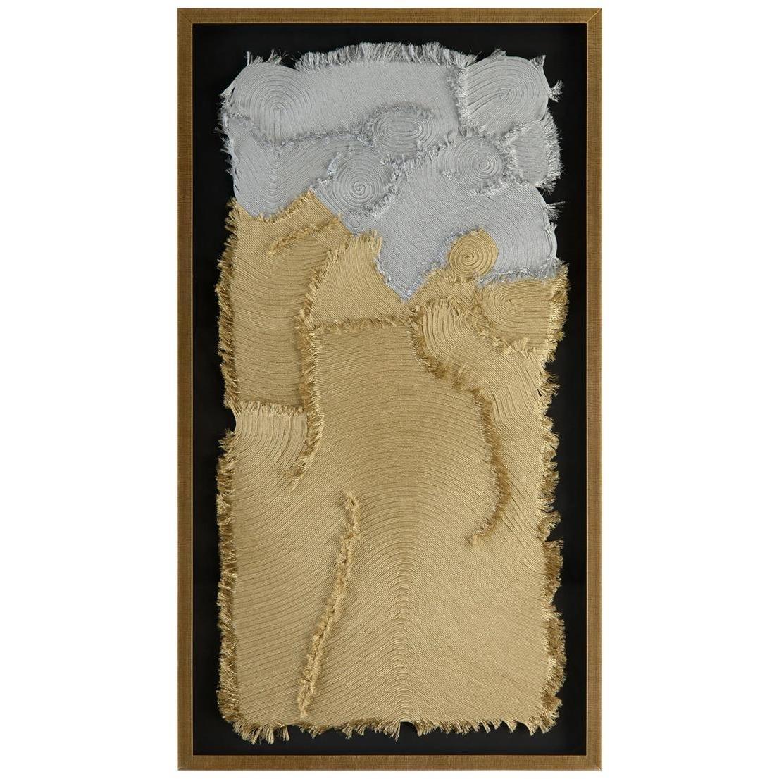 Tony Fey's Fringed I 52.75 X 29 inch Oils And Original Art, 3D