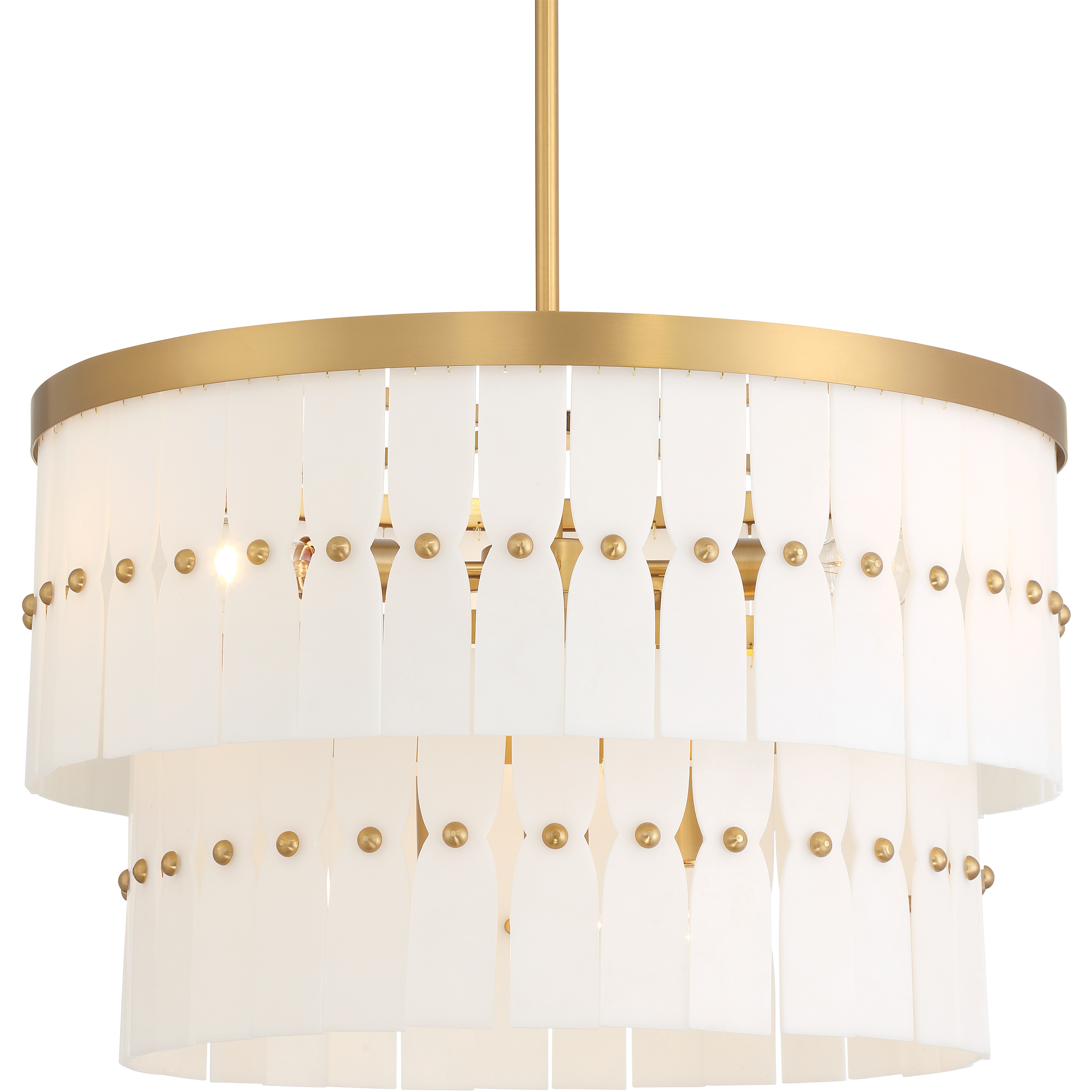 Coronelle 6 Light 26 inch Legacy Brass Pendant Ceiling Light