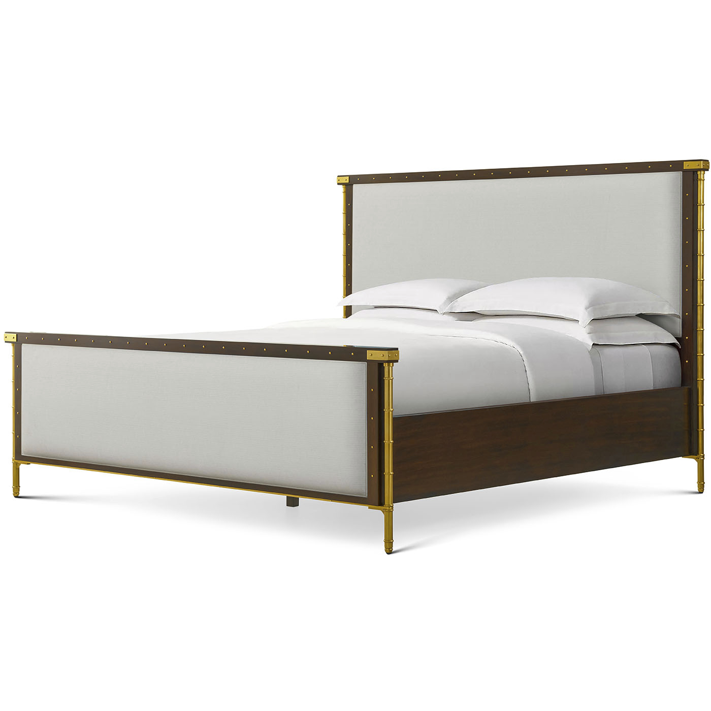 Alexa Hampton Cambridge US King Bed, Wooden