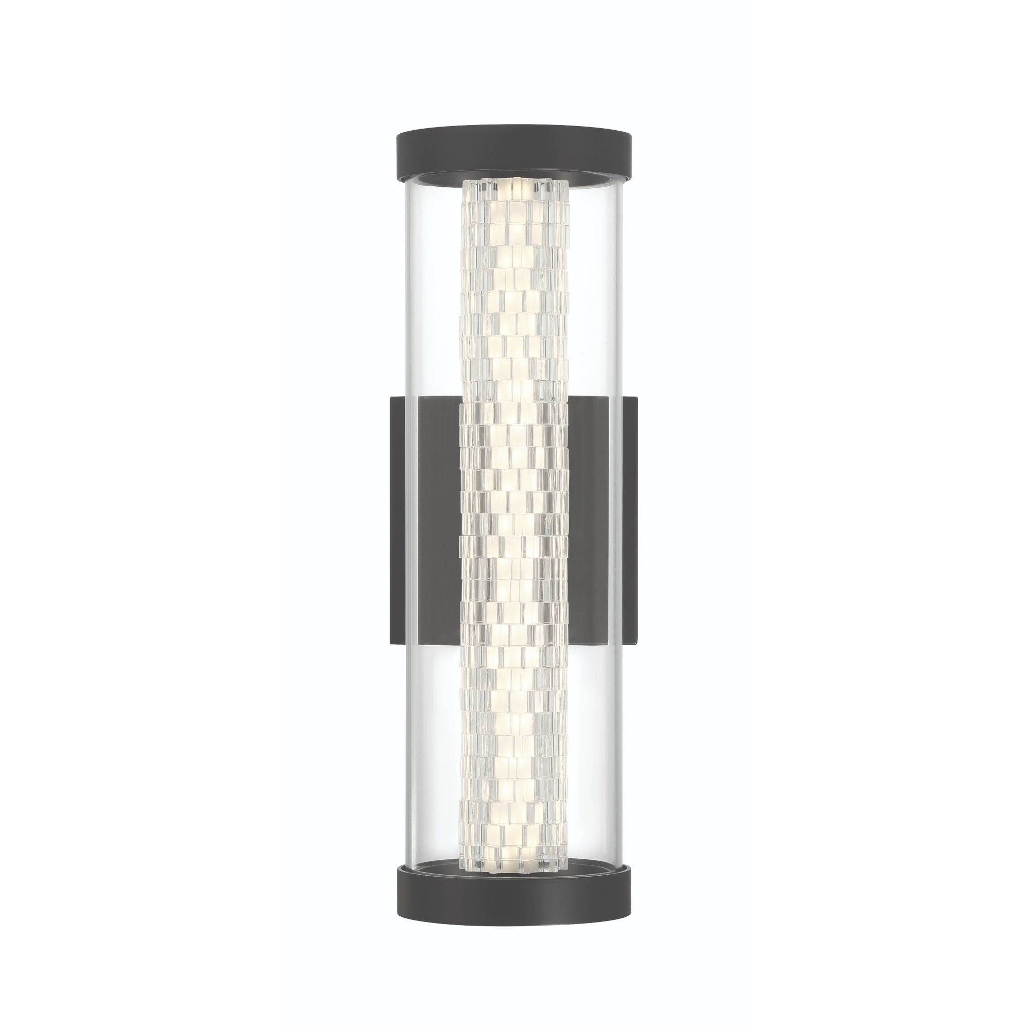Savron LED 14 inch Black Outdoor Wall Sconce, Both Indoor/Outdoor