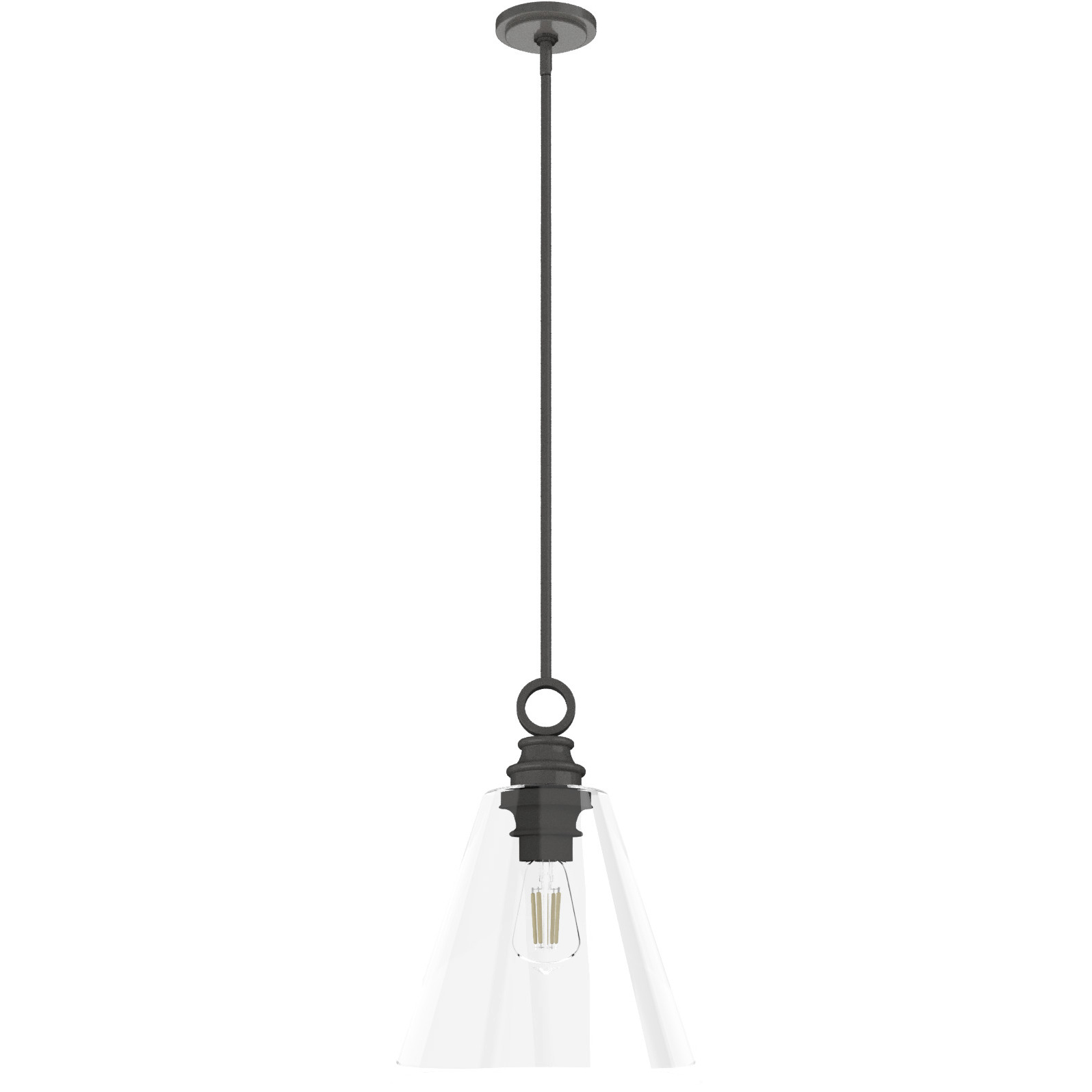 Klein 1 Light 14.25 inch Noble Bronze Pendant Ceiling Light