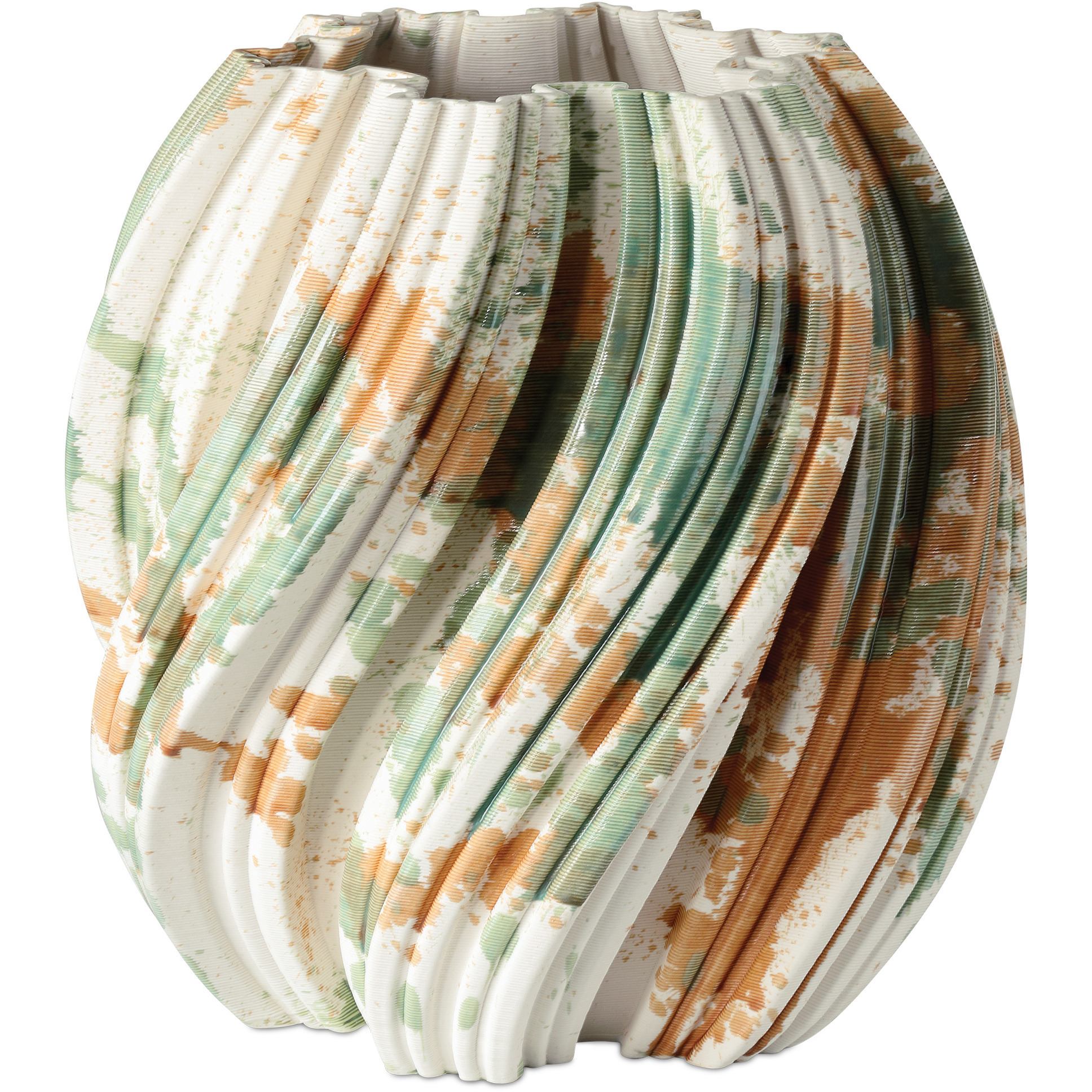 Camouflage 11.5 X 11.25 inch Vase, Medium