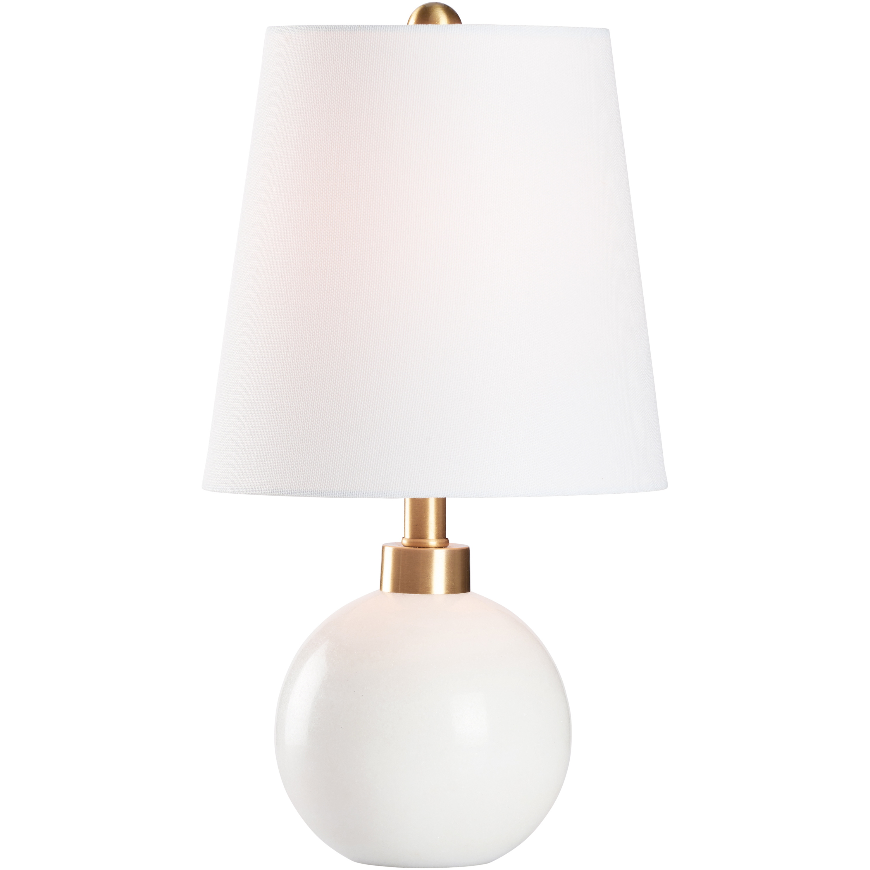 Orb 10.5 inch 60.00 watt White/Cream Table Lamp Portable Light