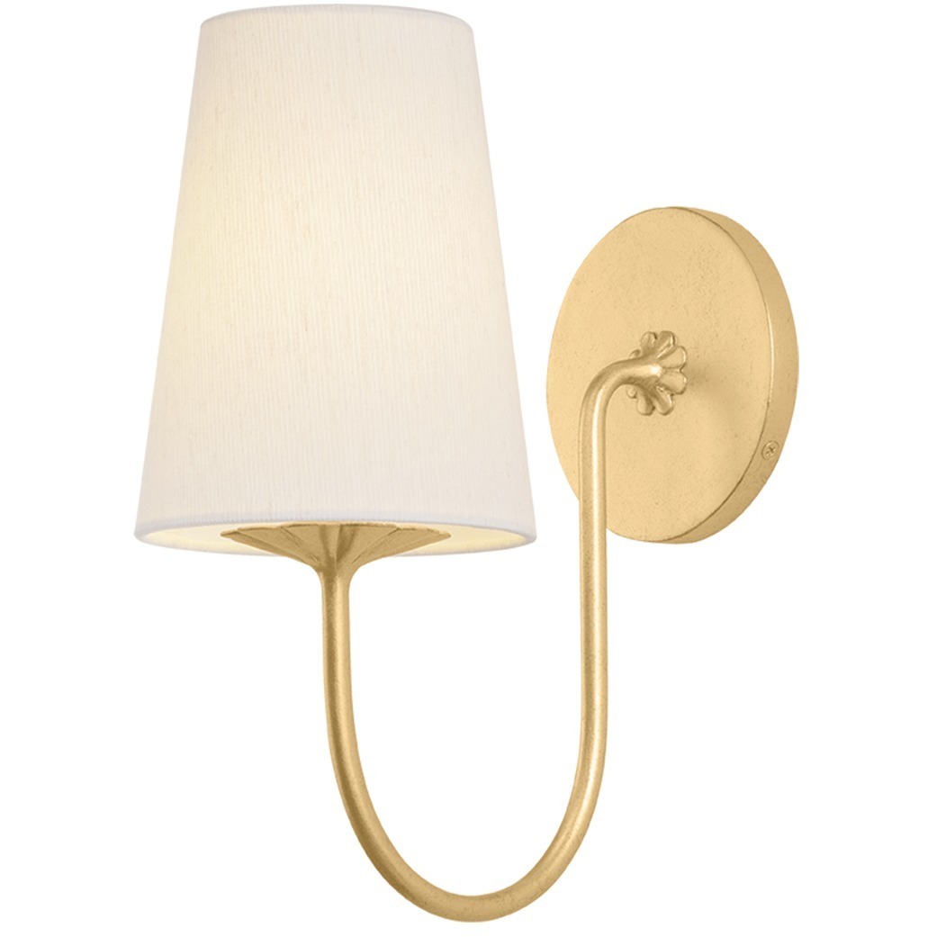Weiland 1 Light 5.5 inch Vintage Gold Leaf Wall Sconce Wall Light